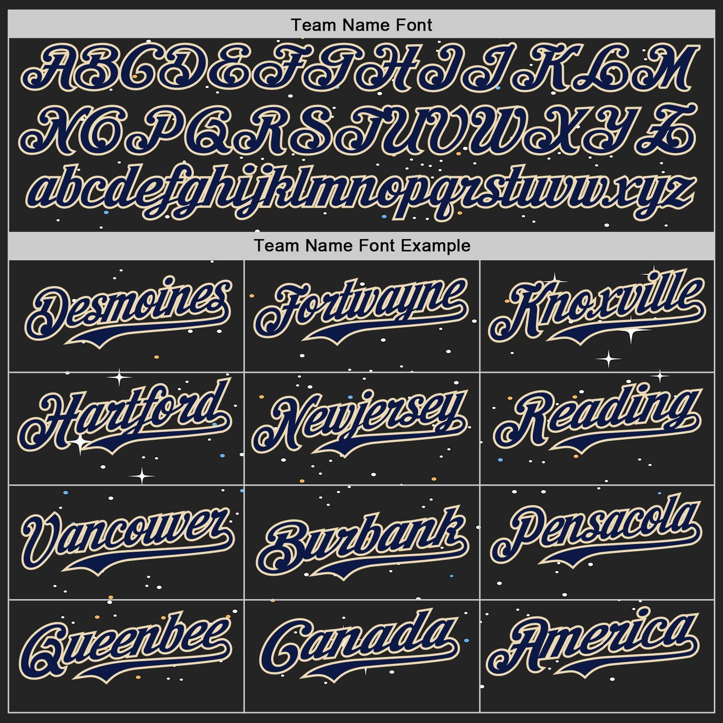 Custom Black Navy-Cream Alien UFO Galaxy Authentic Baseball Jersey view 4