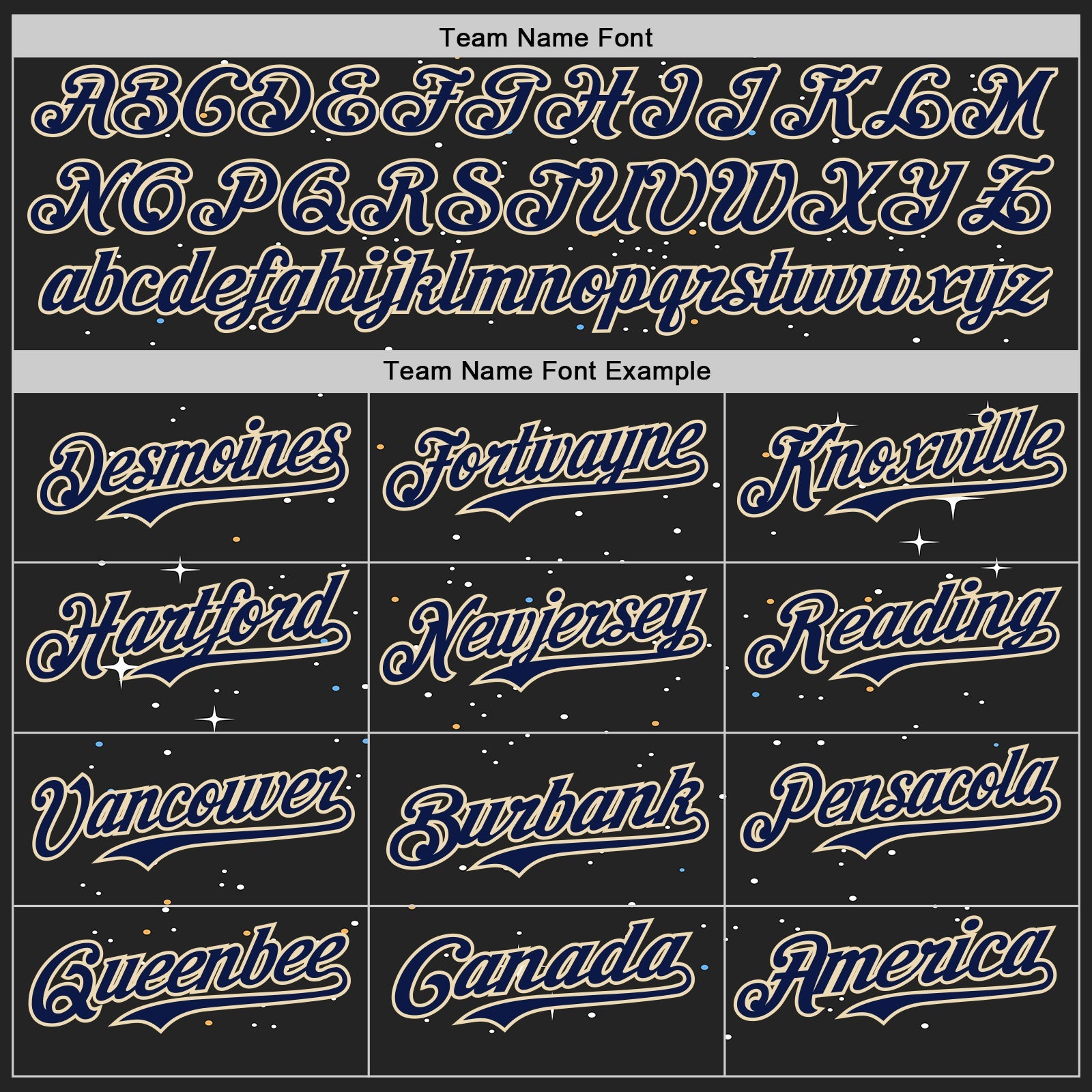 Custom Black Navy-Cream Alien UFO Galaxy Authentic Baseball Jersey view 4