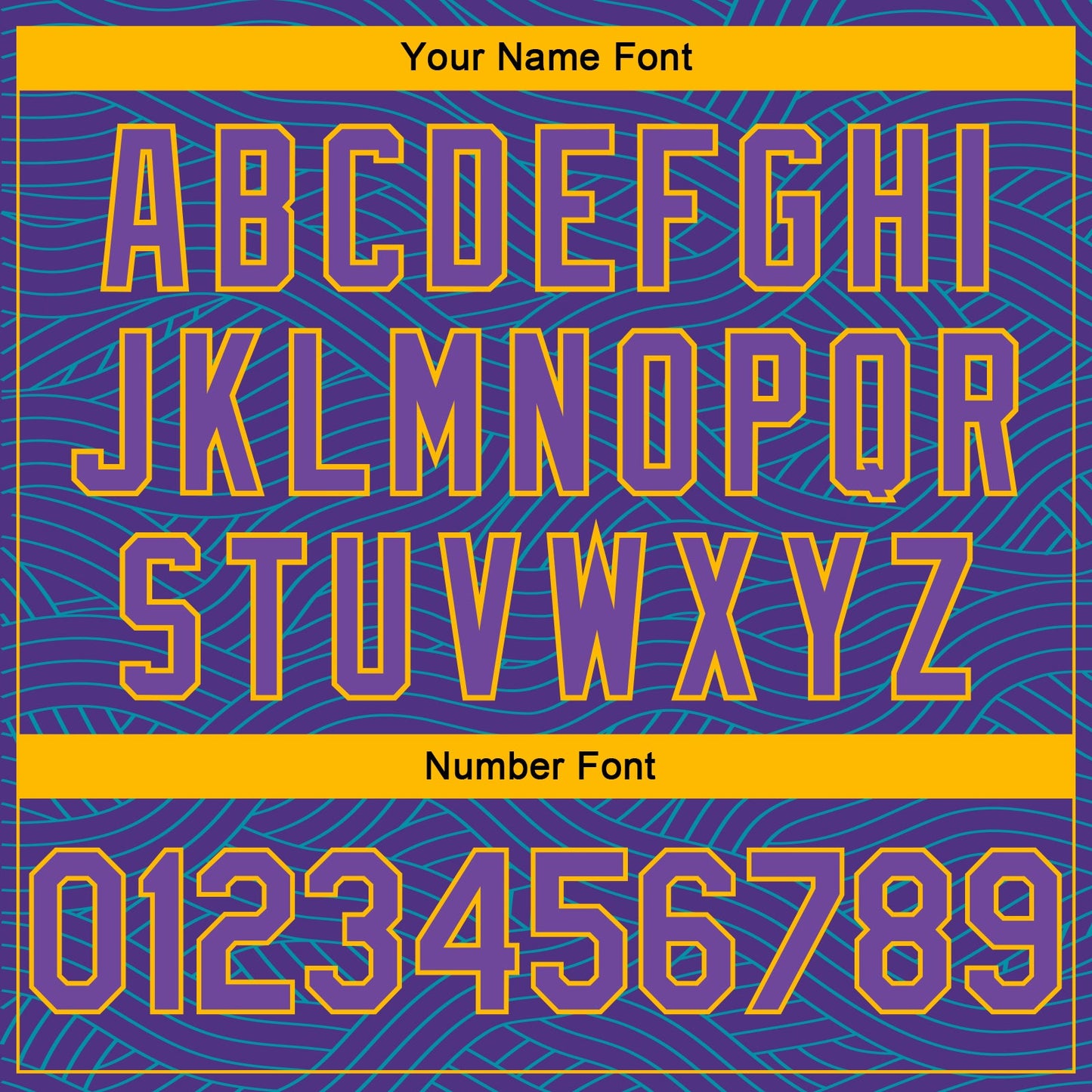 Custom Purple Teal-Gold Authentic City Edition Basketball Jersey view 4