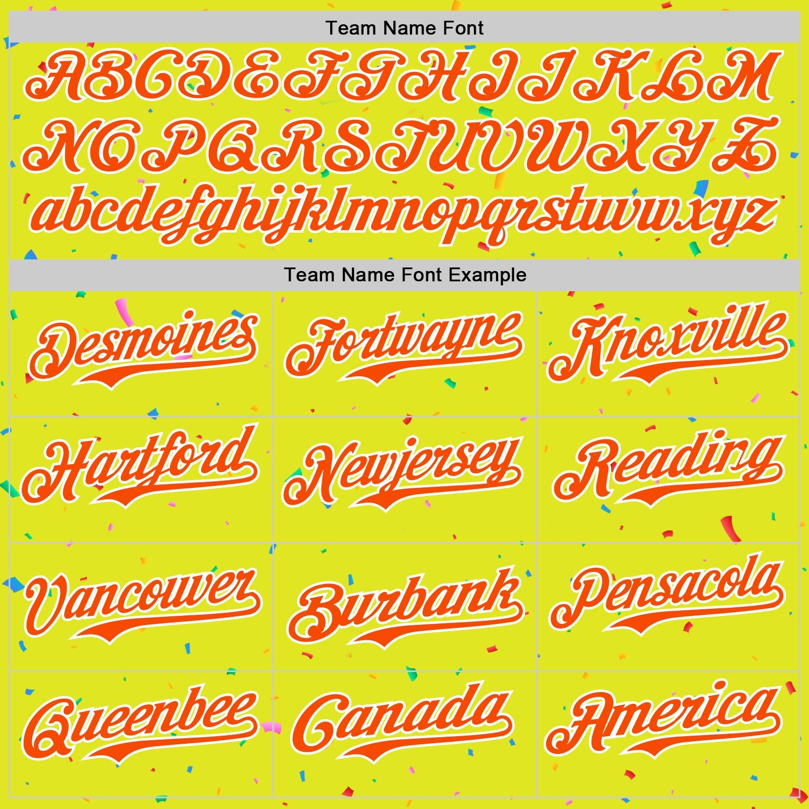 Custom Neon Yellow White-Black 3D Pattern Design Confetti Colorful Speckle Authentic Baseball Jersey view 4