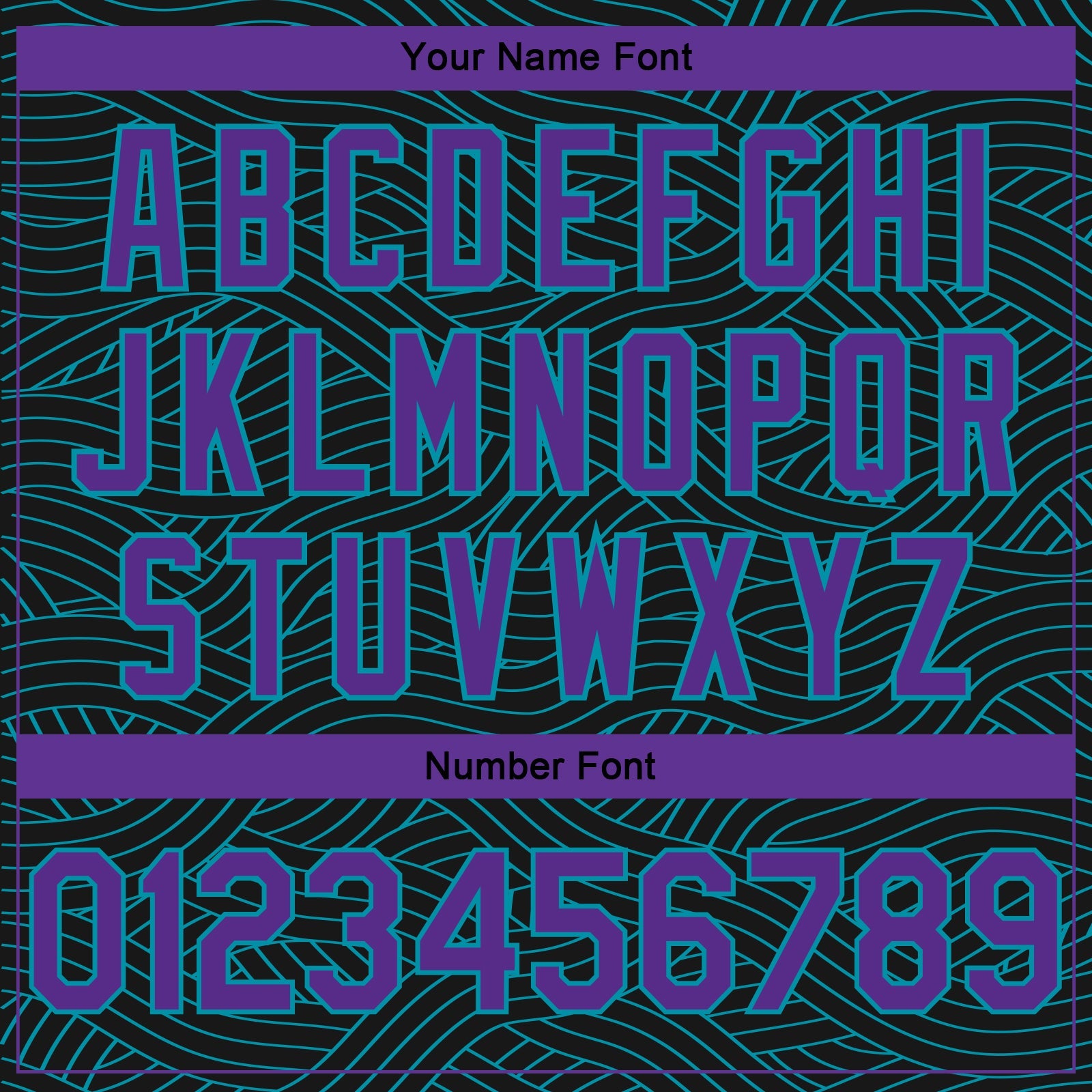 Custom Black Purple-Teal Authentic City Edition Basketball Jersey view 4