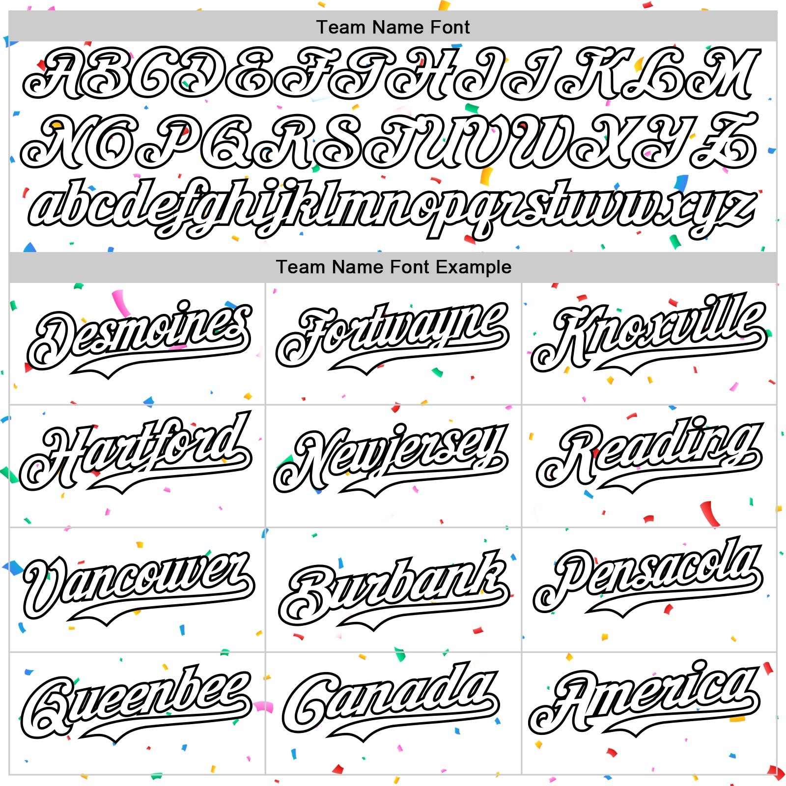Custom White Black 3D Pattern Design Confetti Colorful Speckle Authentic Baseball Jersey view 4