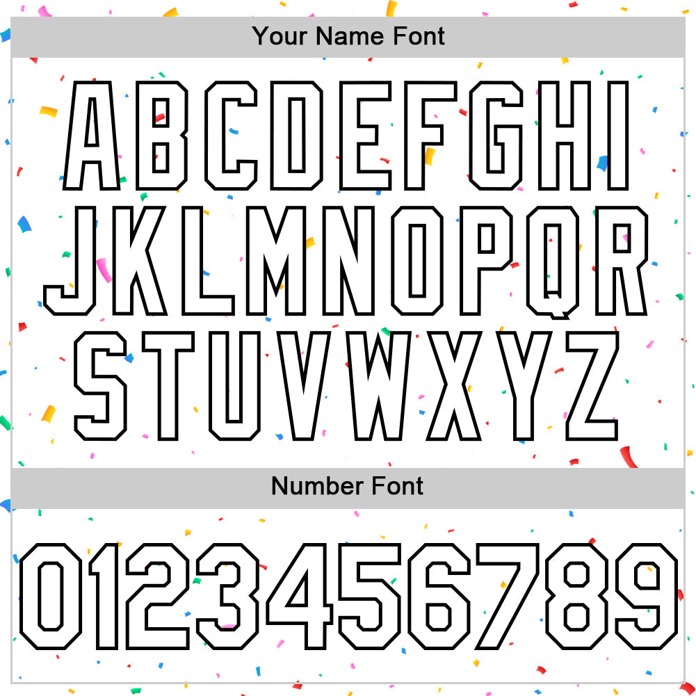 Custom White Black 3D Pattern Design Confetti Colorful Speckle Authentic Baseball Jersey view 5