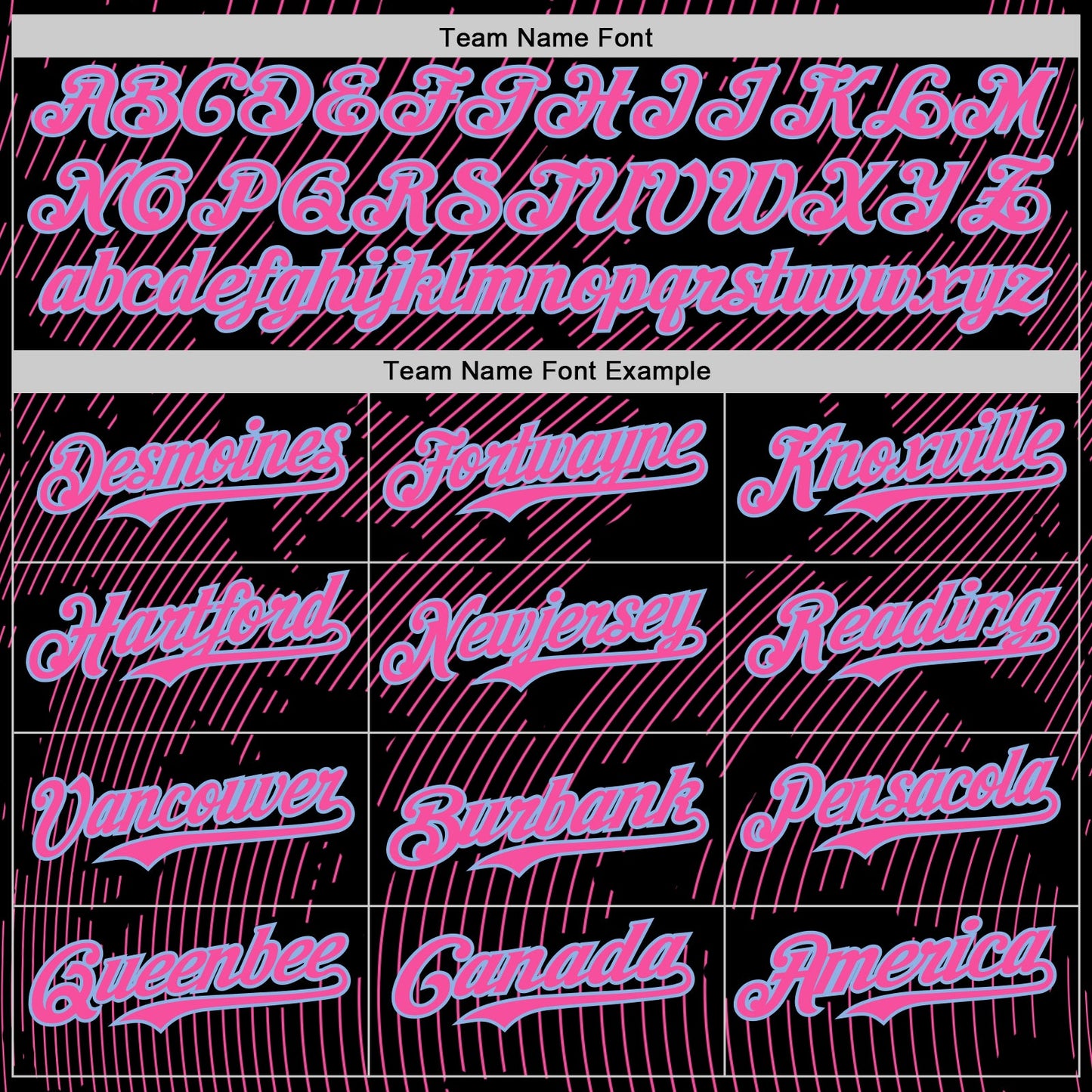 Custom Black Pink-Light Blue Curve Lines Authentic Baseball Jersey view 4