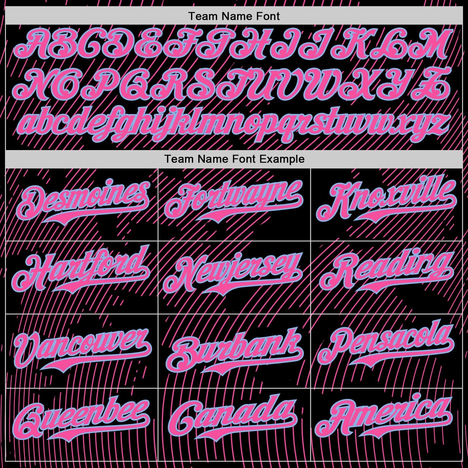 Custom Black Pink-Light Blue Curve Lines Authentic Baseball Jersey view 4