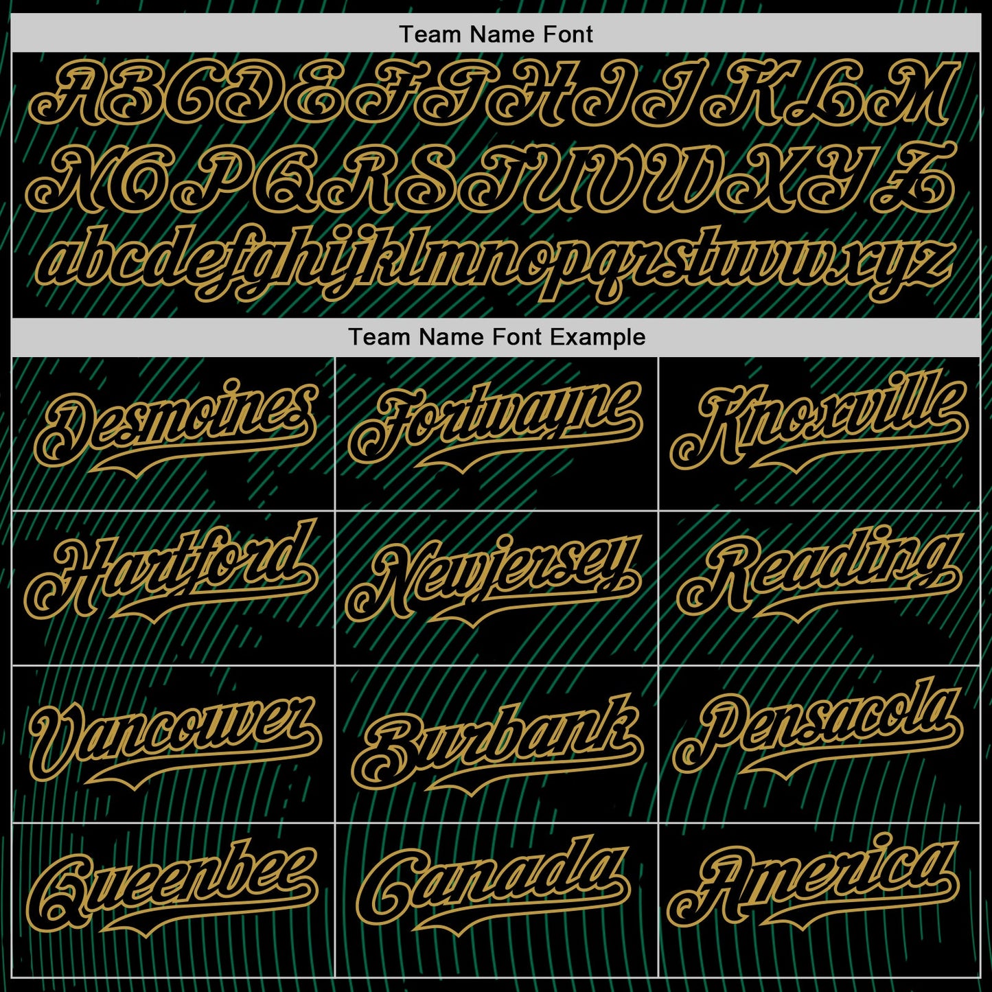 Custom Black Kelly Green-Old Gold Curve Lines Authentic Baseball Jersey view 4