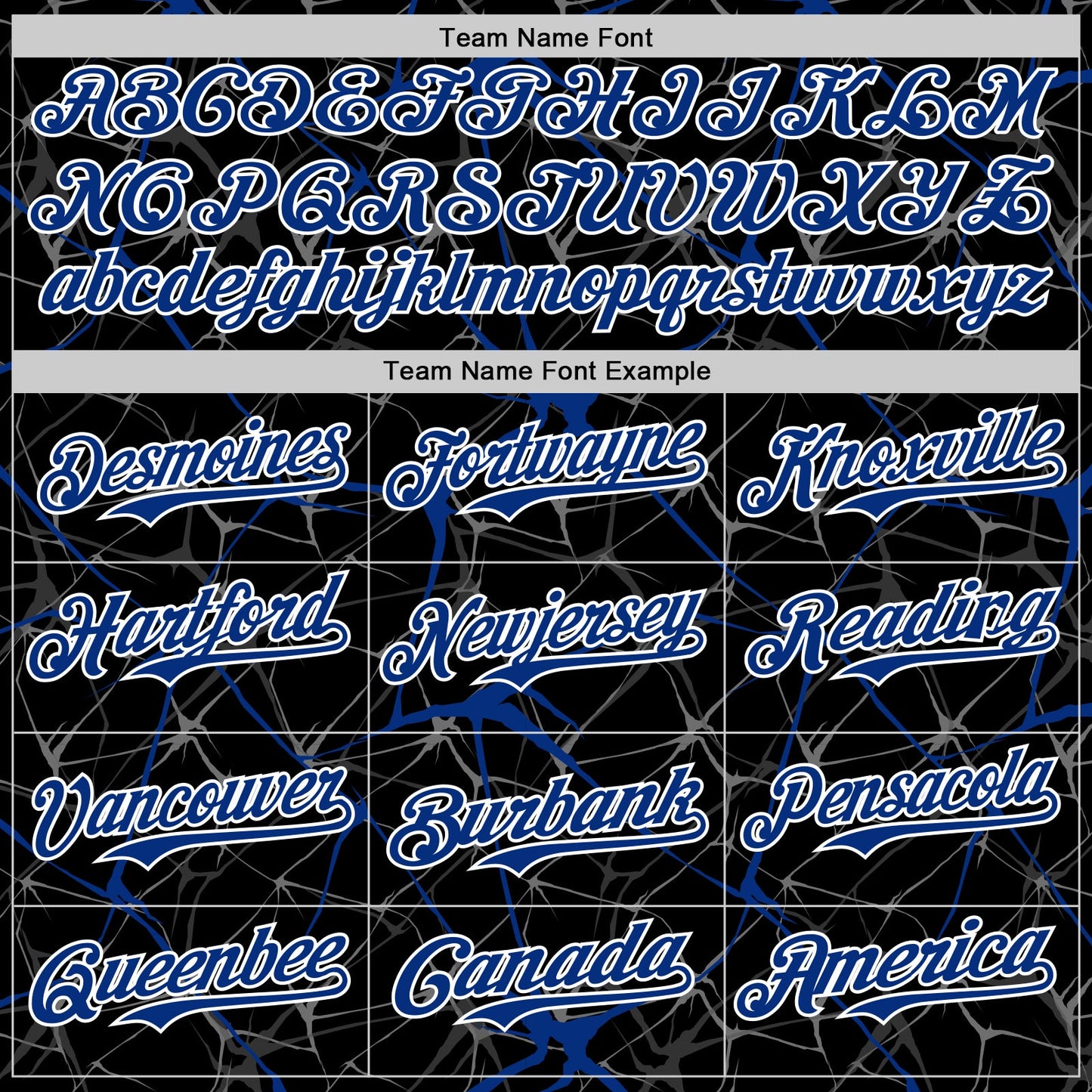 Custom Black Royal-White 3D Pattern Design Abstract Network Authentic Baseball Jersey view 4