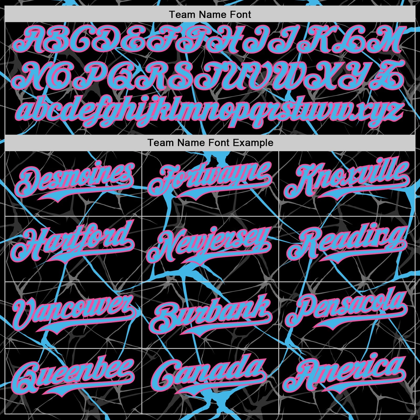Custom Black Sky Blue-Pink 3D Pattern Design Abstract Network Authentic Baseball Jersey view 4
