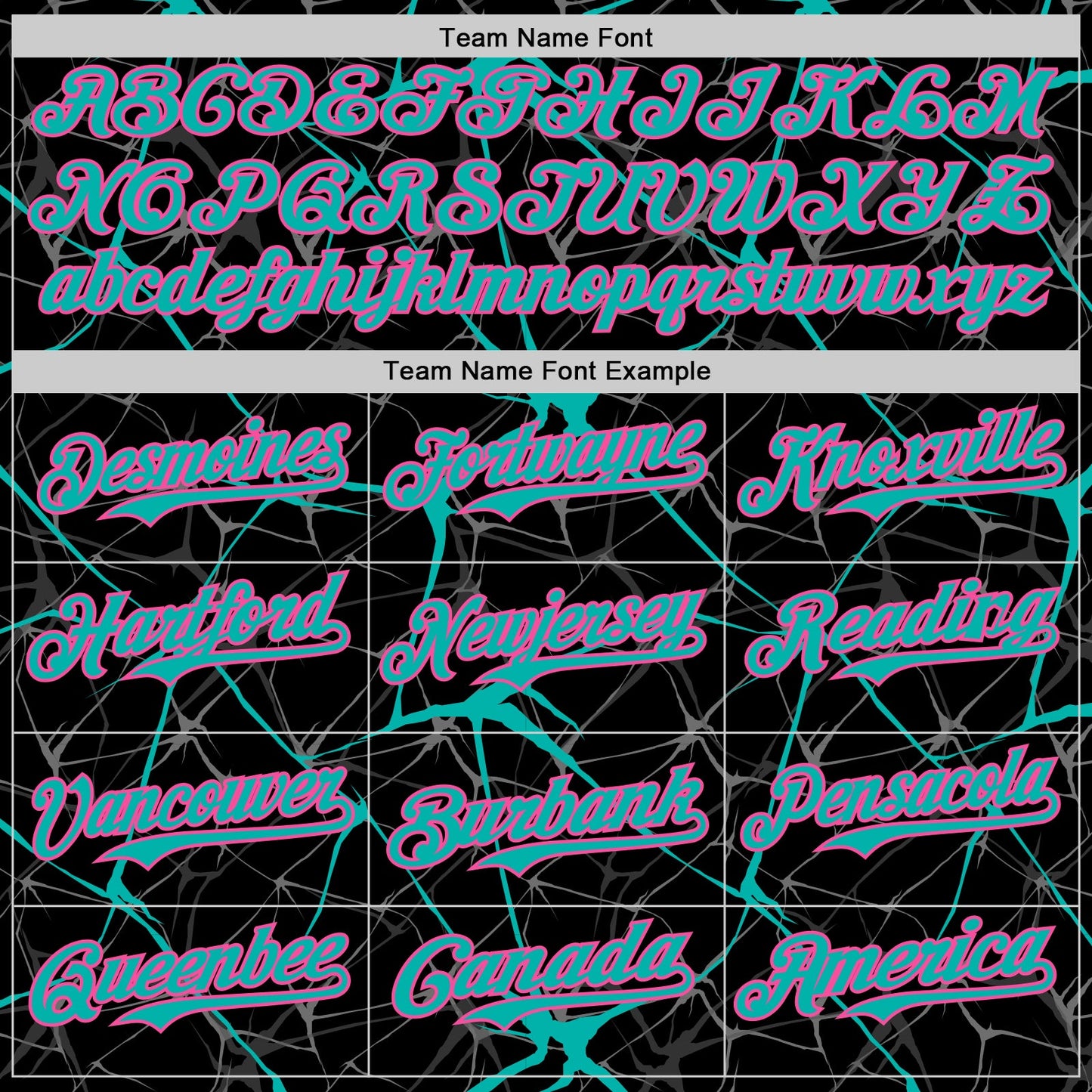 Custom Black Aqua-Pink 3D Pattern Design Abstract Network Authentic Baseball Jersey view 4