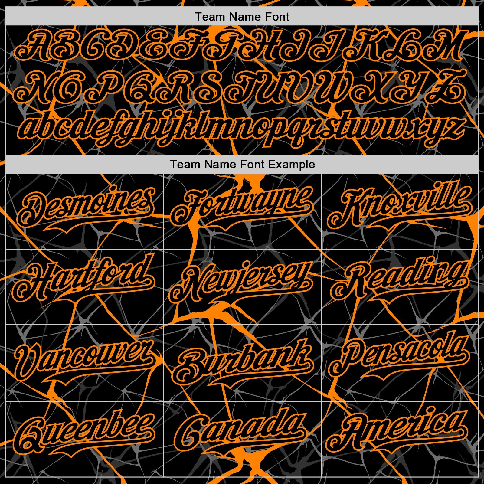 Custom Black Bay Orange 3D Pattern Design Abstract Network Authentic Baseball Jersey view 4