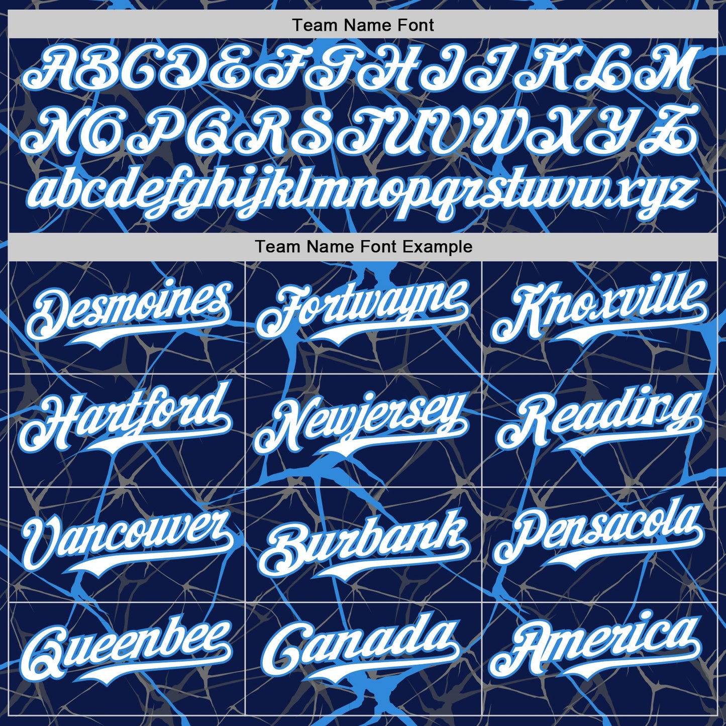 Custom Navy White-Electric Blue 3D Pattern Design Abstract Network Authentic Baseball Jersey view 4