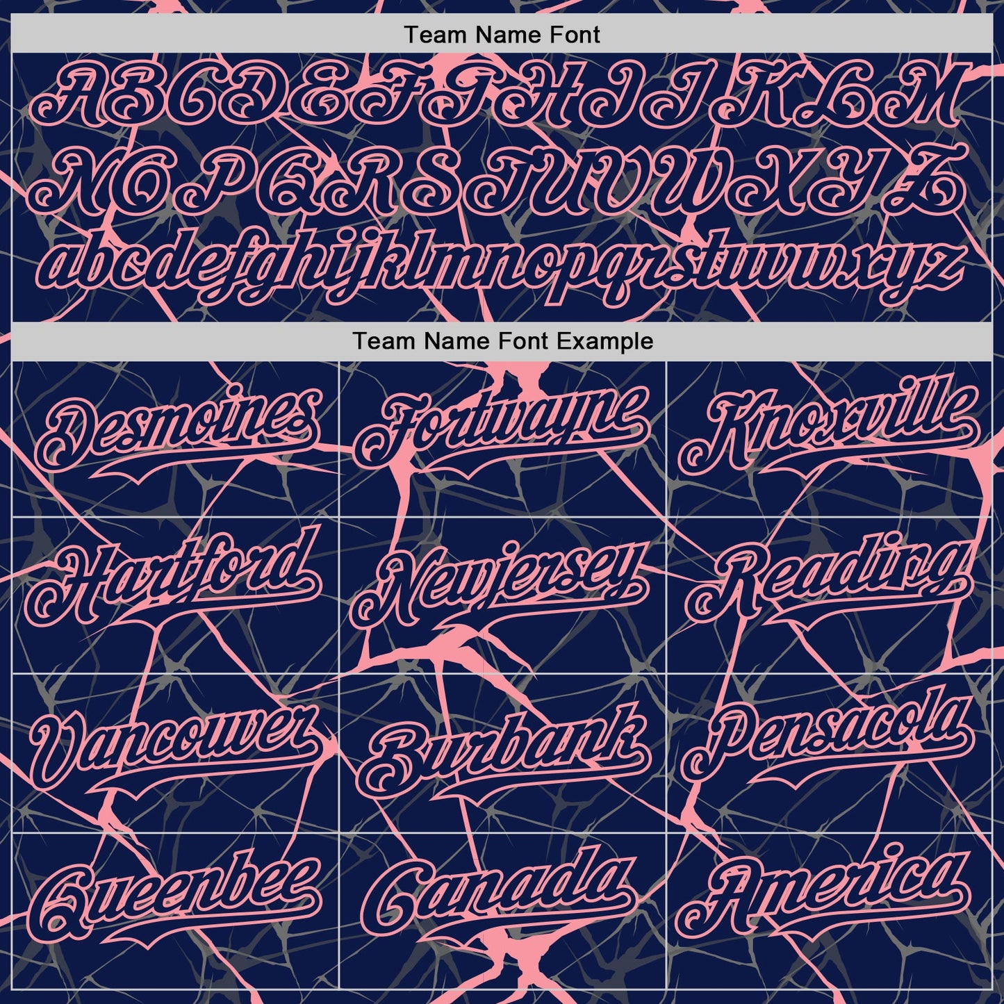 Custom Navy Medium Pink 3D Pattern Design Abstract Network Authentic Baseball Jersey view 4