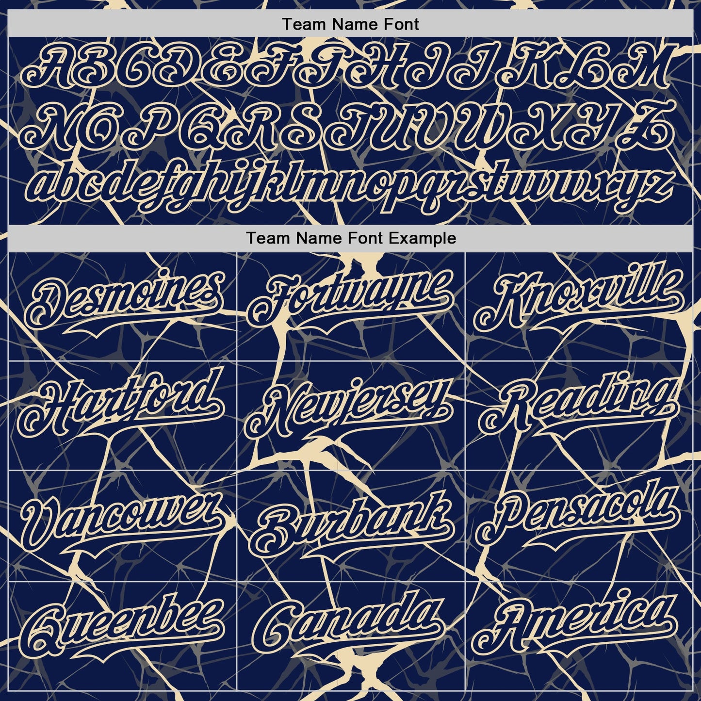 Custom Navy Cream 3D Pattern Design Abstract Network Authentic Baseball Jersey view 4