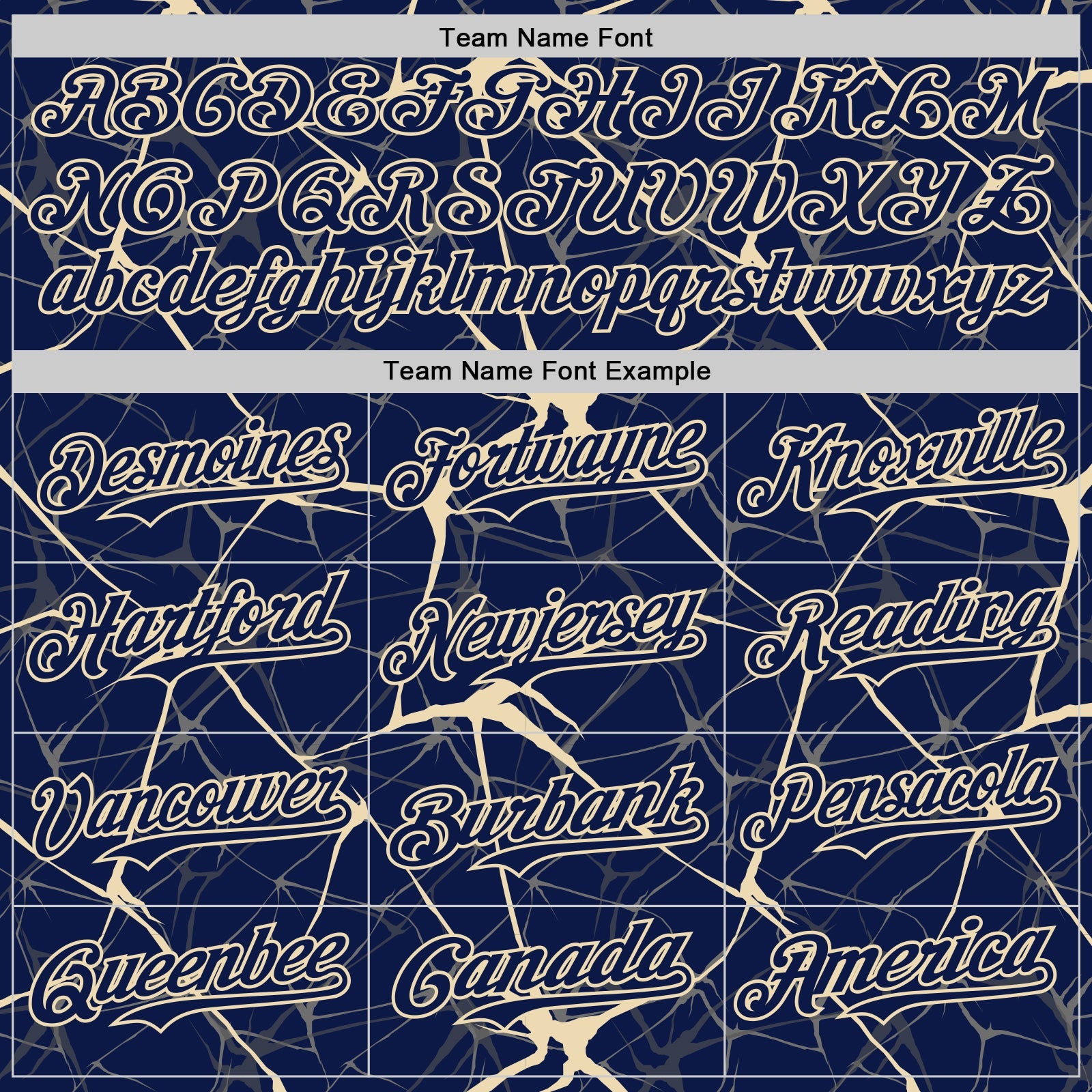 Custom Navy Cream 3D Pattern Design Abstract Network Authentic Baseball Jersey view 4