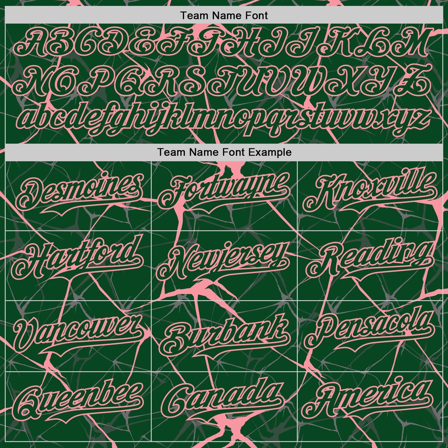 Custom Green Medium Pink 3D Pattern Design Abstract Network Authentic Baseball Jersey view 4