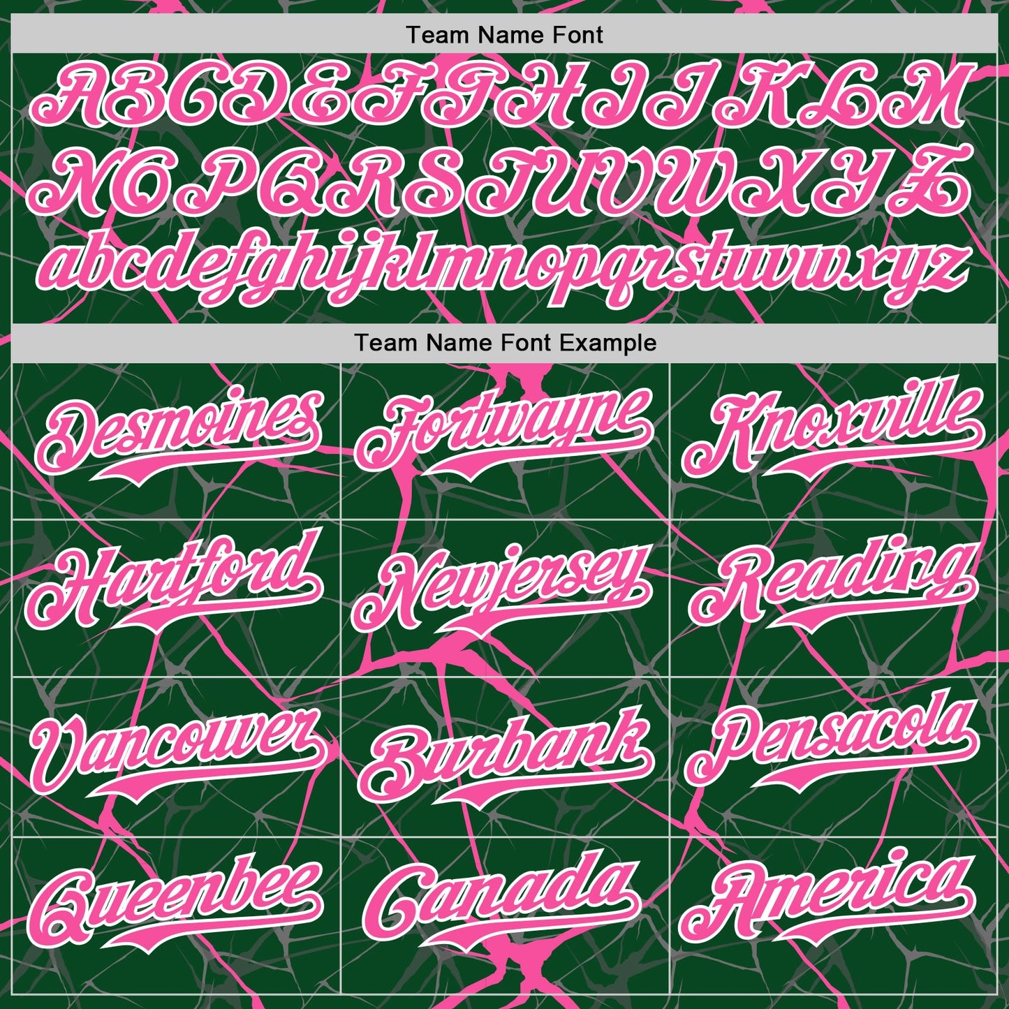Custom Green Pink-White 3D Pattern Design Abstract Network Authentic Baseball Jersey view 4