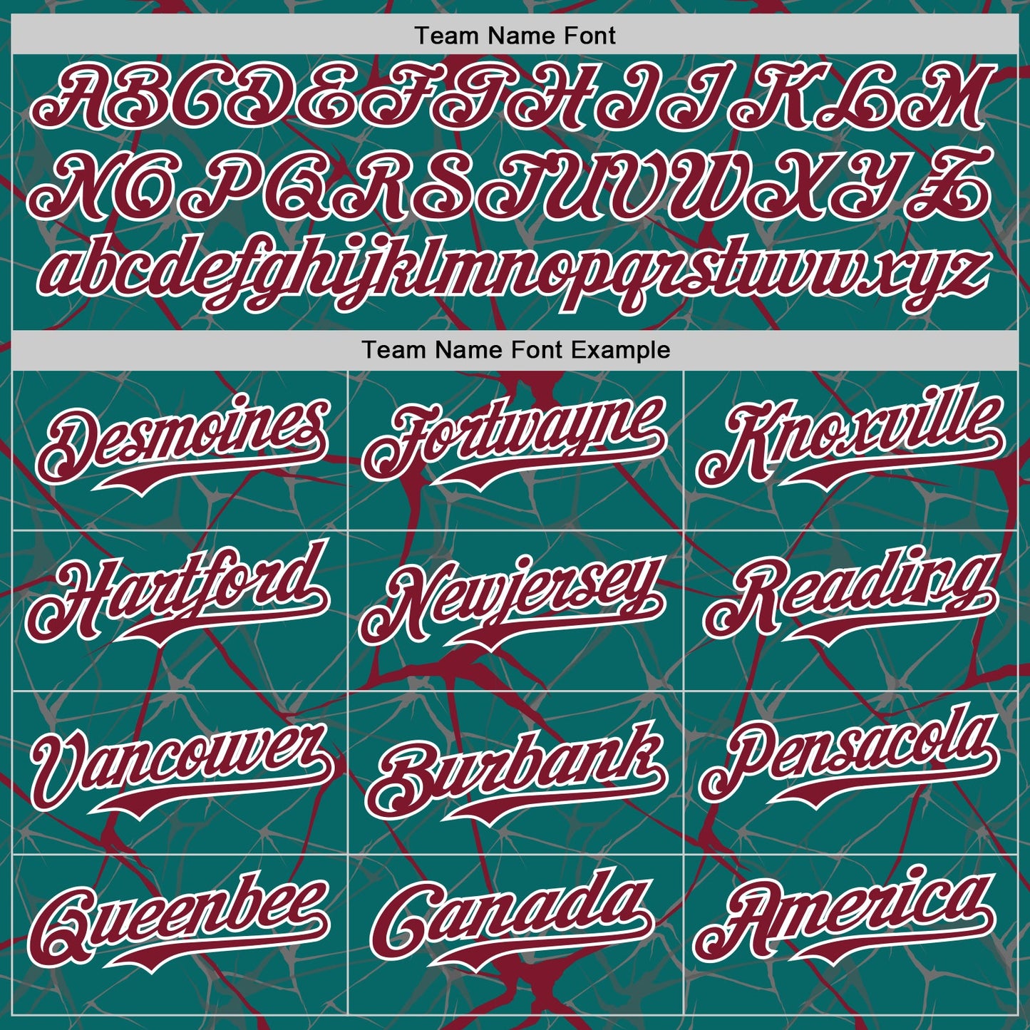 Custom Teal Crimson-White 3D Pattern Design Abstract Network Authentic Baseball Jersey view 4