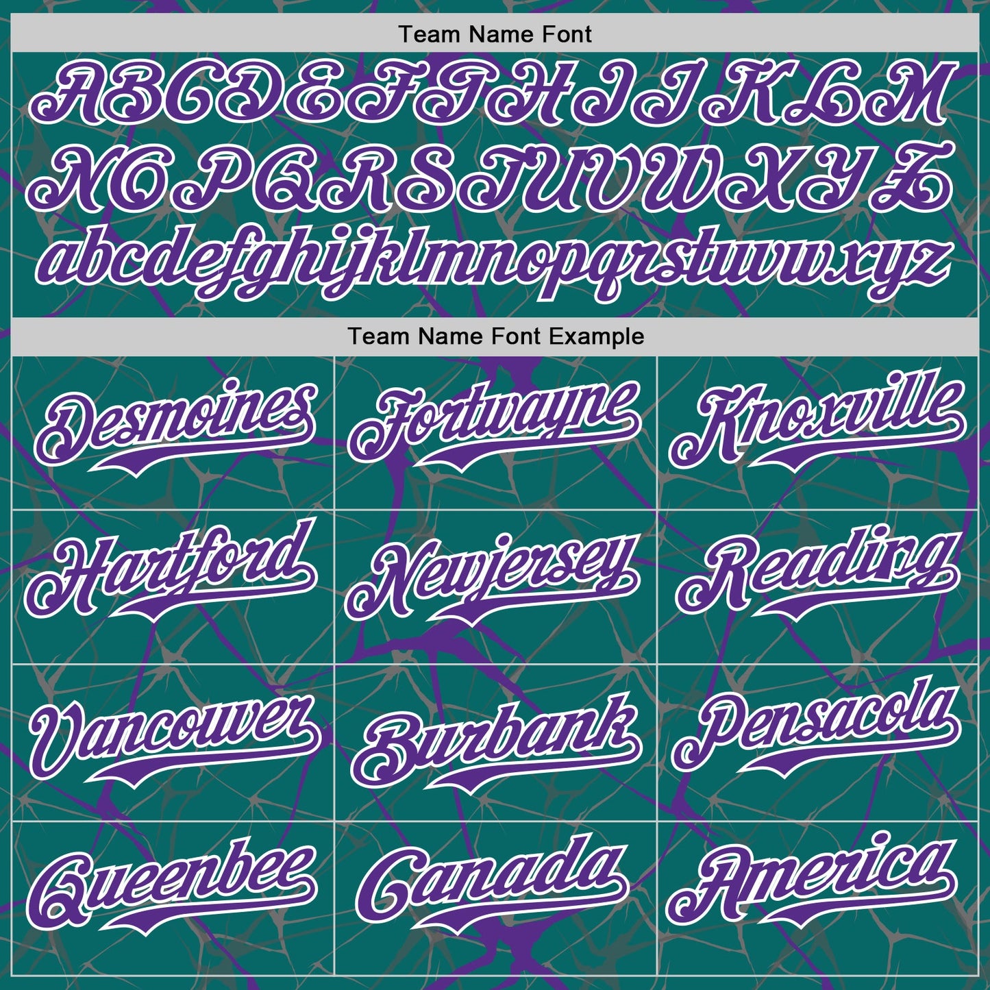 Custom Teal Purple-White 3D Pattern Design Abstract Network Authentic Baseball Jersey view 4