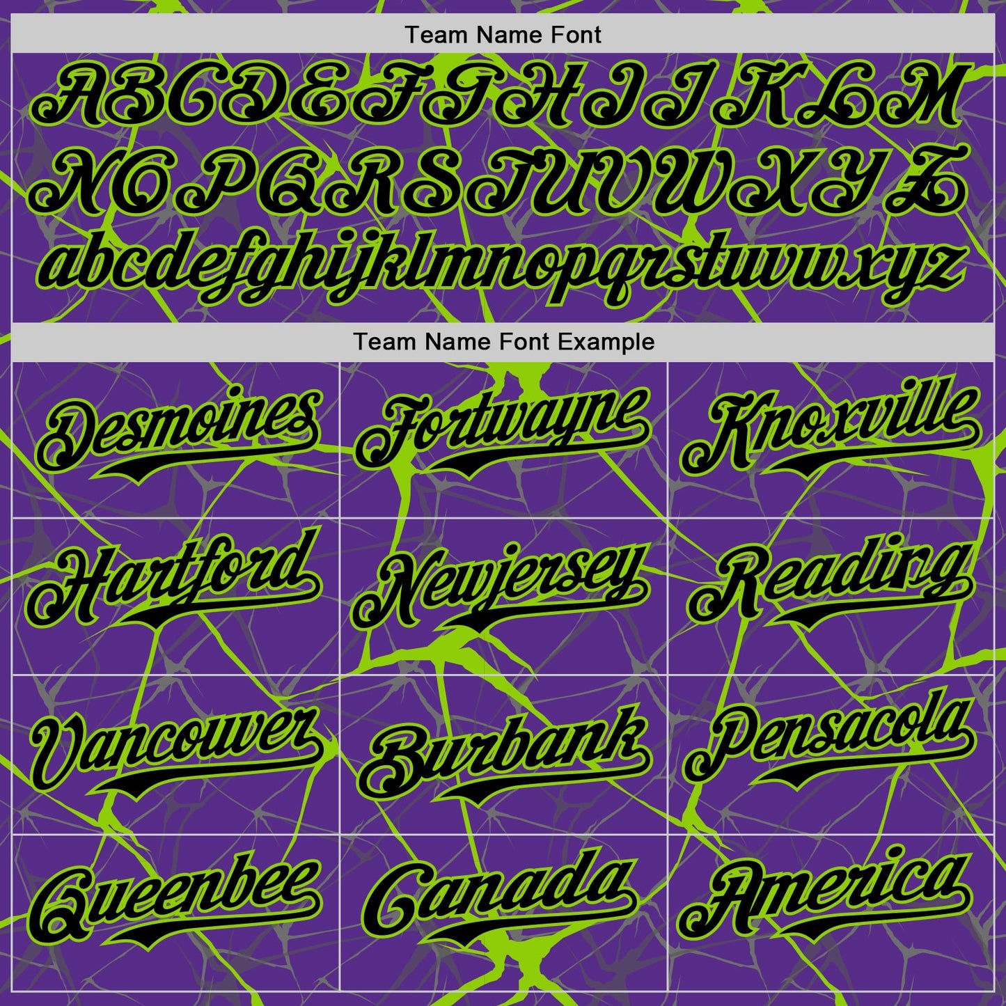 Custom Purple Black-Neon Green 3D Pattern Design Abstract Network Authentic Baseball Jersey view 4