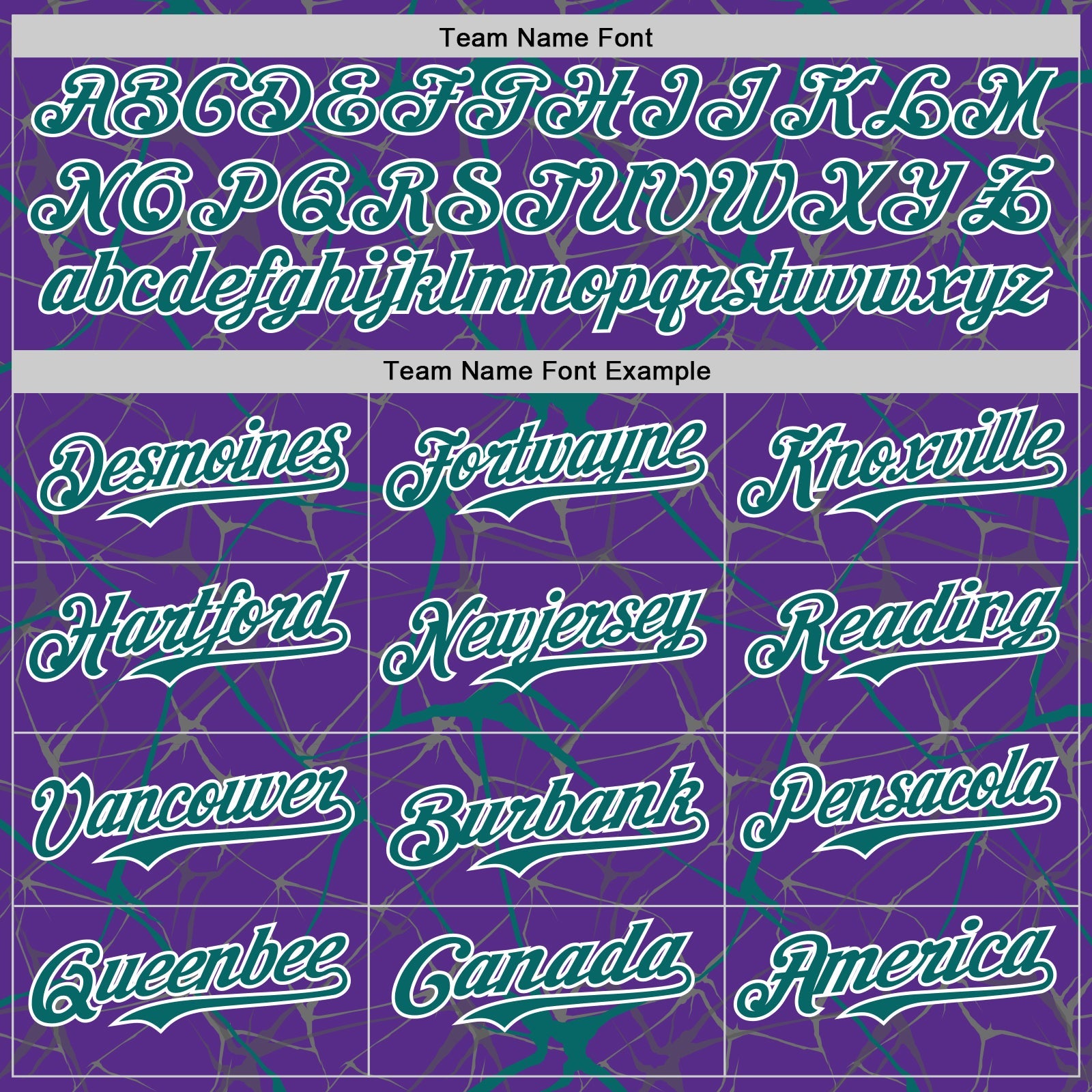 Custom Purple Teal-White 3D Pattern Design Abstract Network Authentic Baseball Jersey view 4