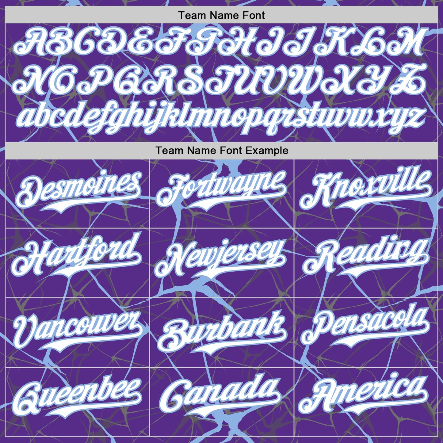 Custom Purple White-Light Blue 3D Pattern Design Abstract Network Authentic Baseball Jersey view 4