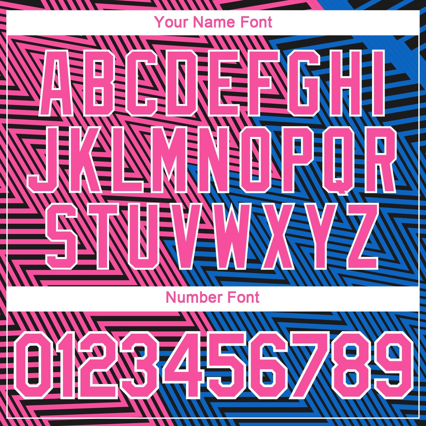 Custom Pink Sky Blue-Black Zigzag Lineal Performance T-Shirt view 4