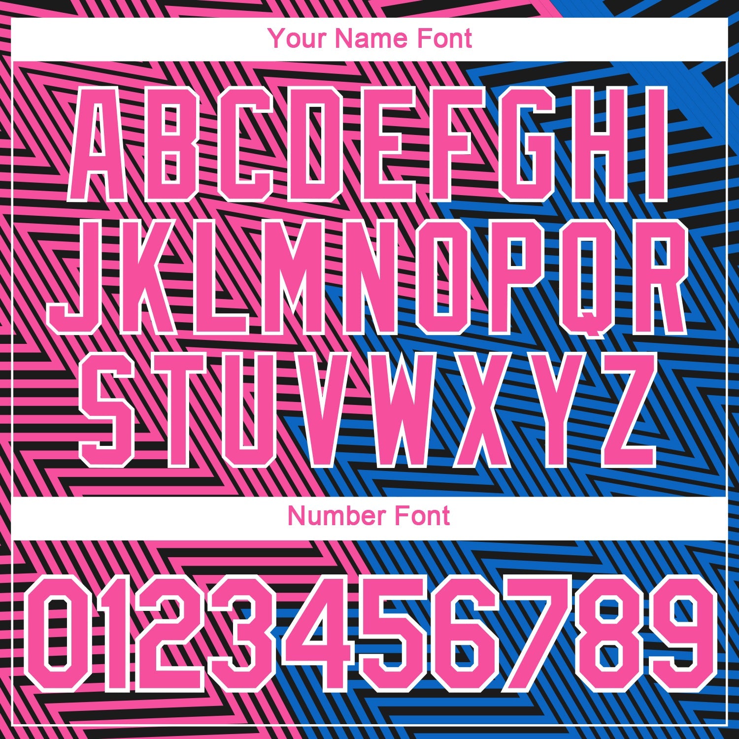 Custom Pink Sky Blue-Black Zigzag Lineal Performance T-Shirt view 4