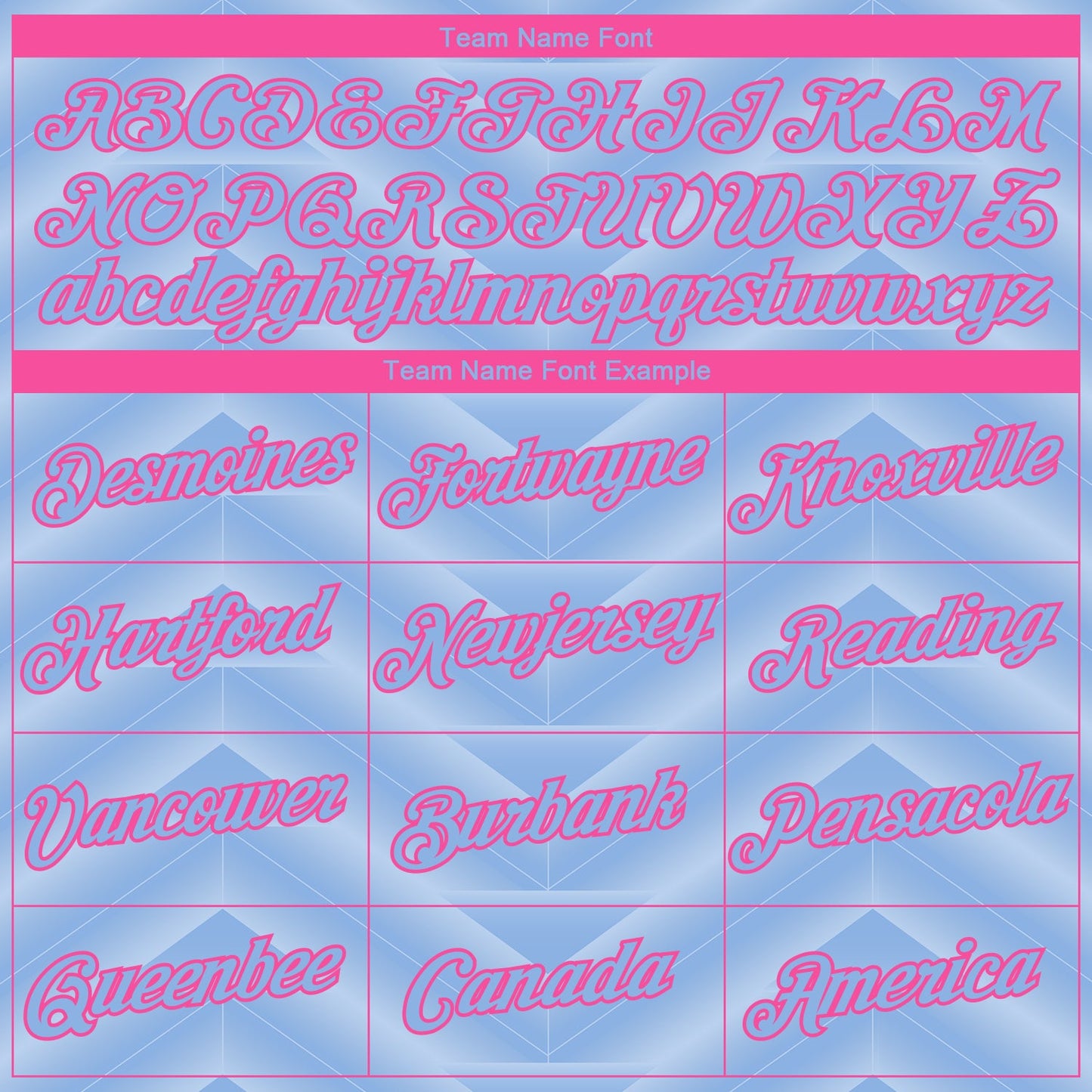 Custom Light Blue-Pink Geometric Chevron Texture Performance T-Shirt view 3