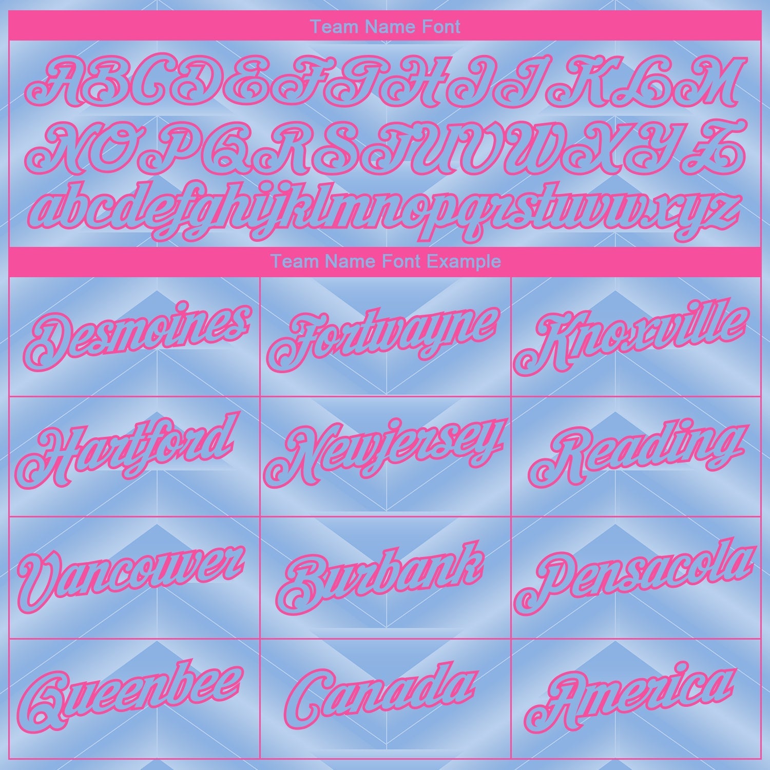 Custom Light Blue-Pink Geometric Chevron Texture Performance T-Shirt view 3
