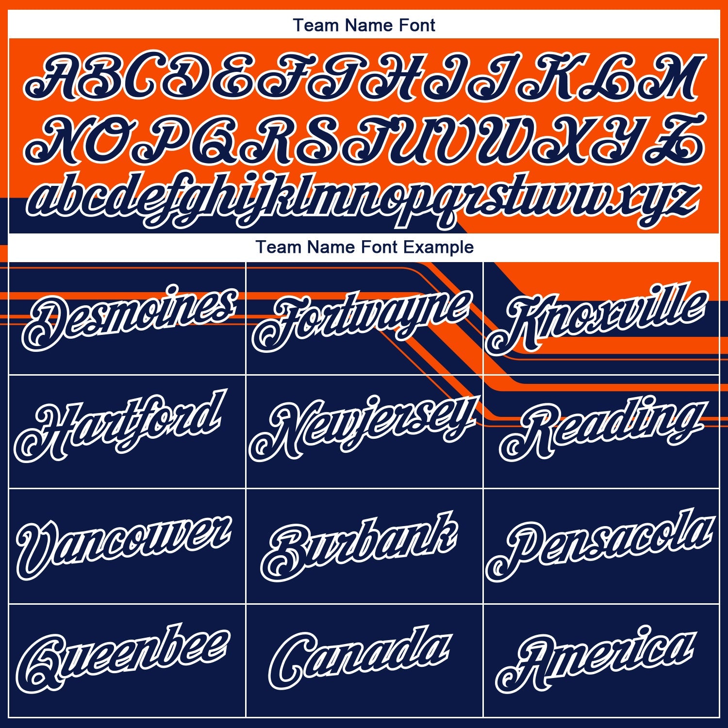 Custom Orange Navy-White Varsity Style Retro Stripe Performance T-Shirt view 3