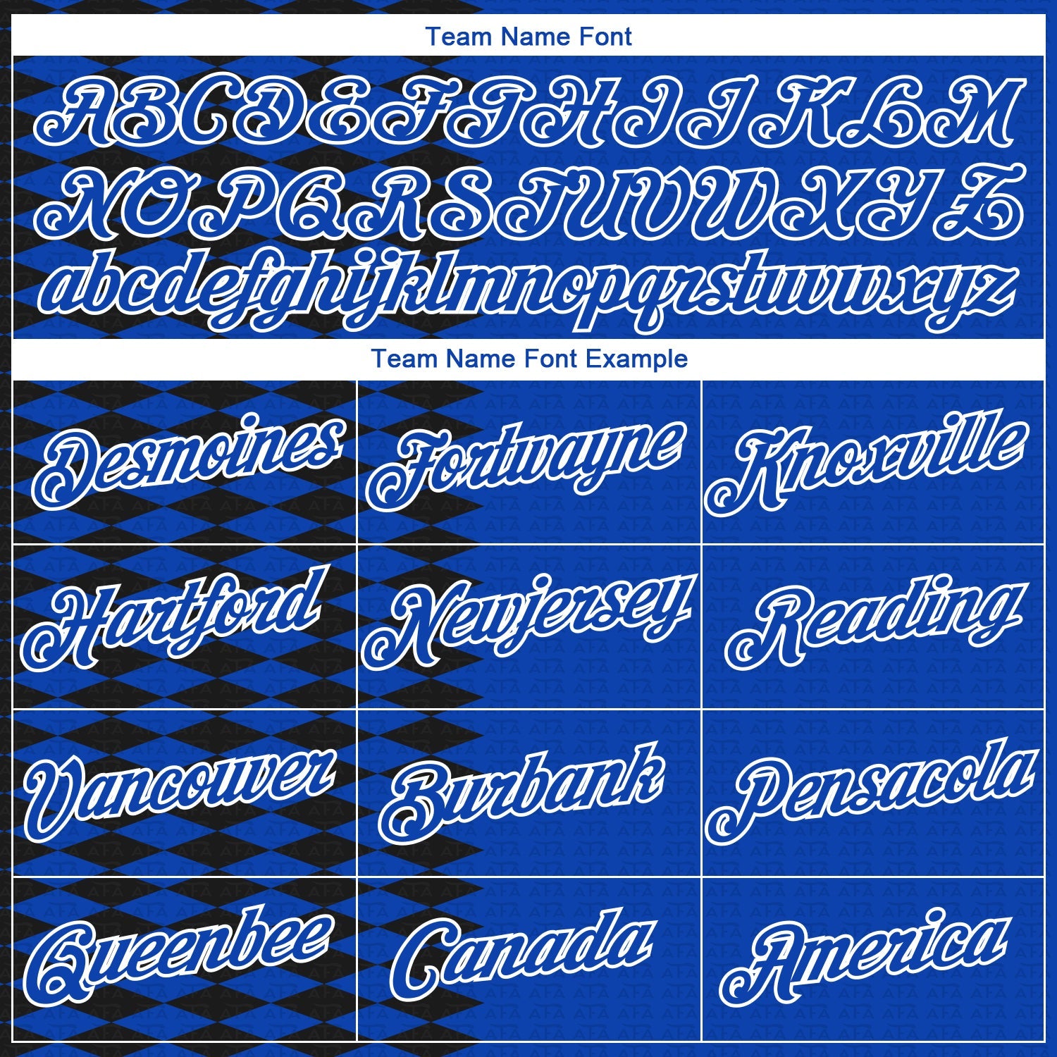 Custom Thunder Blue Black Royal-White Classic Argyle Diamond Performance T-Shirt view 3