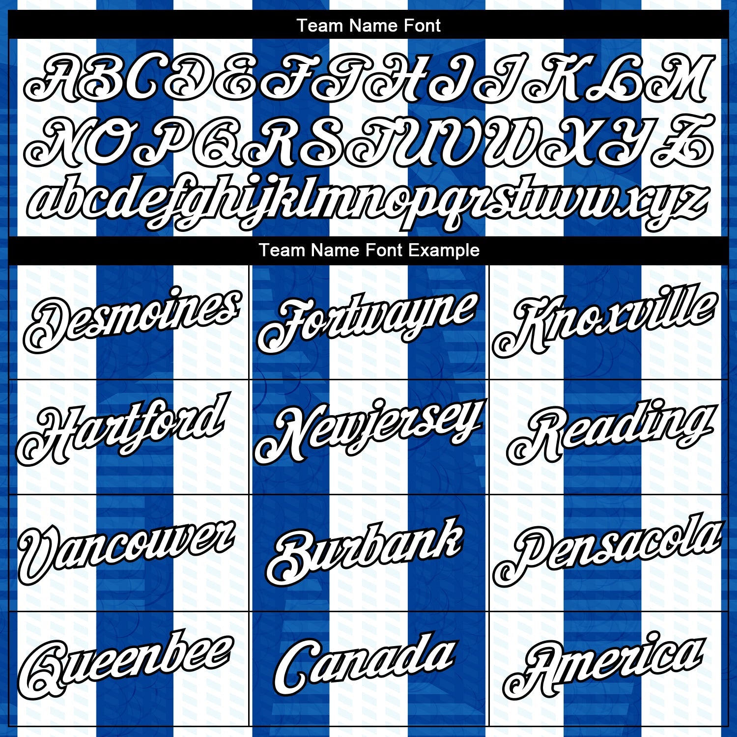 Custom Blue White-Black Vertical Stripe Vintage Style Performance T-Shirt view 3
