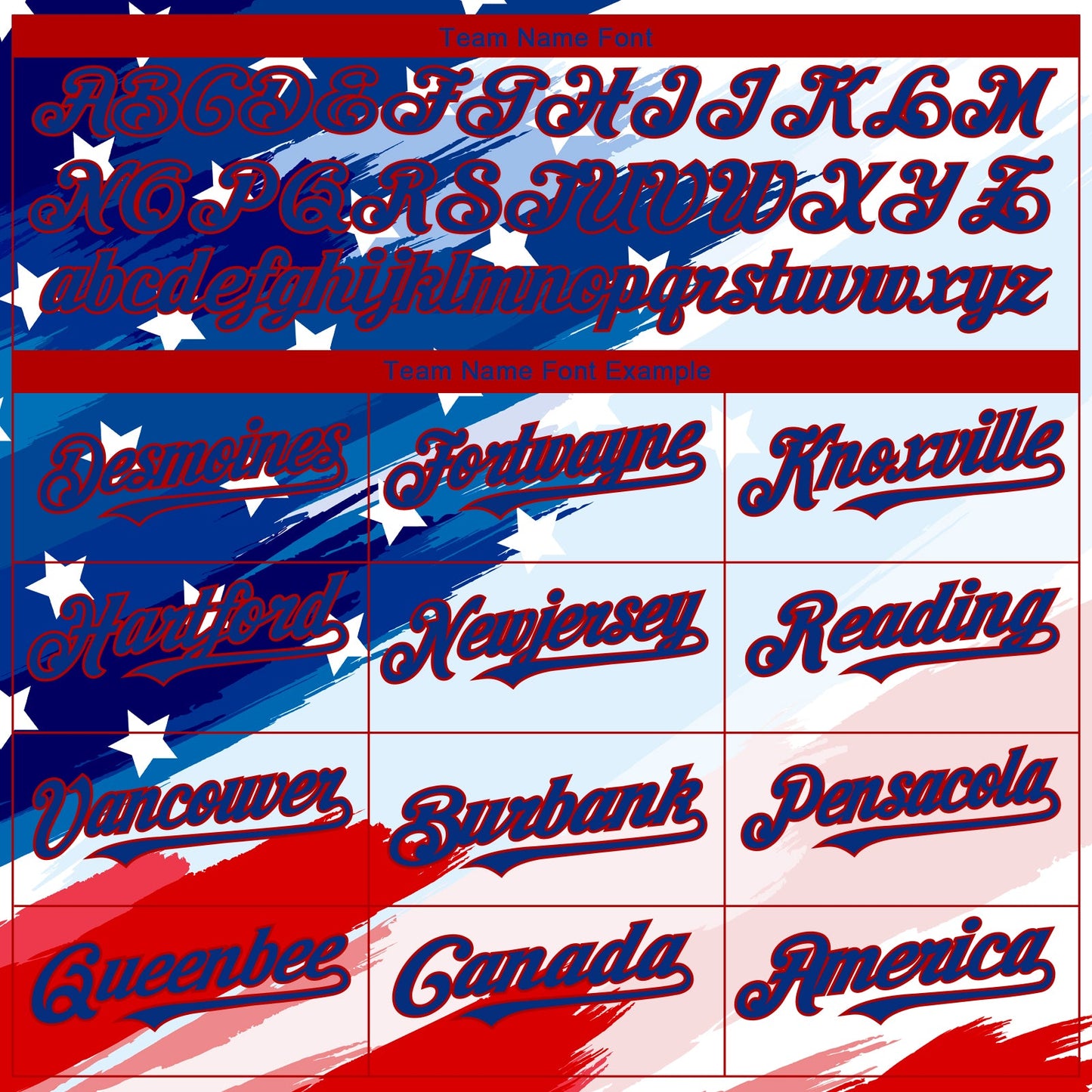Custom White Royal-Red 3D American Flag Fashion Authentic Baseball Jersey view 4