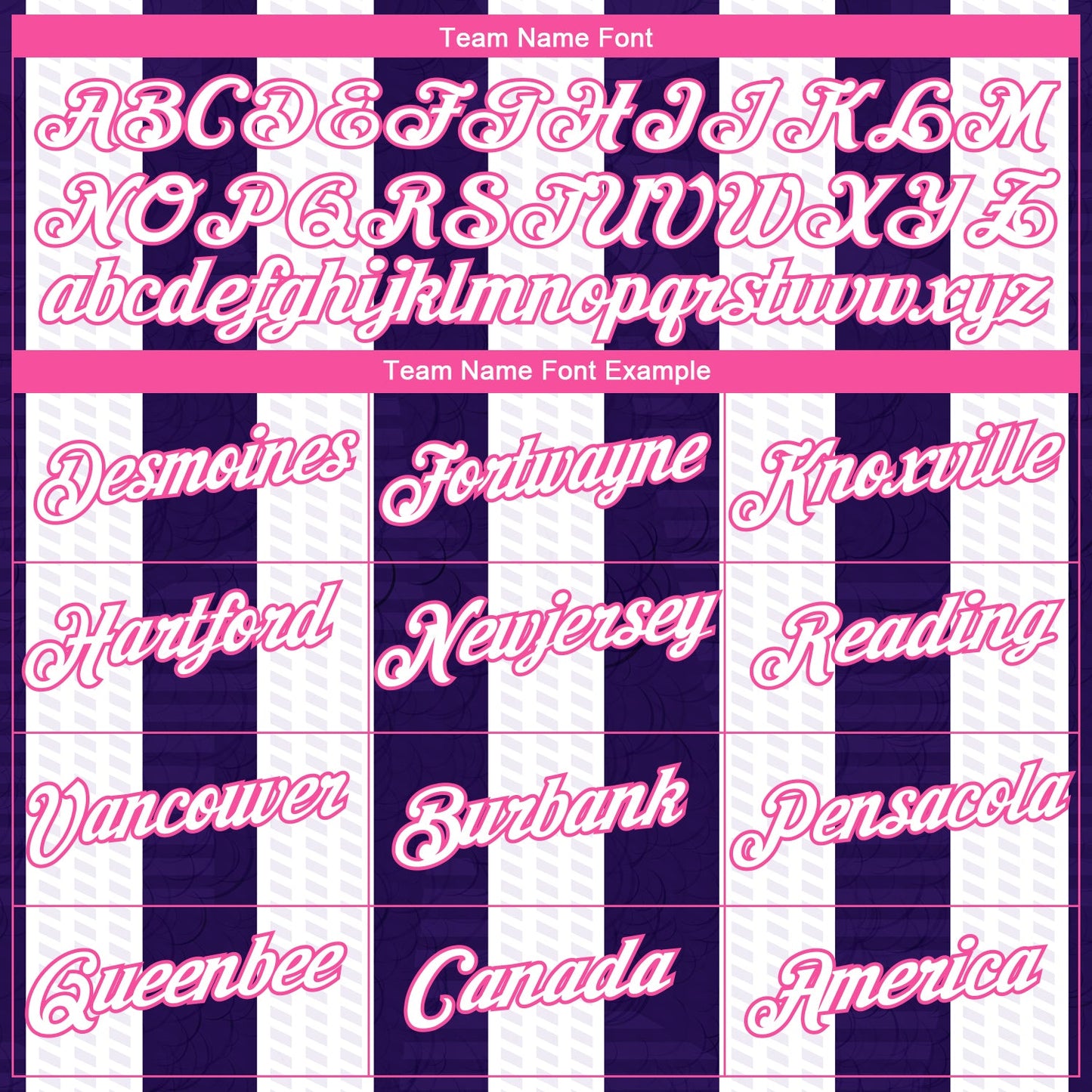 Custom Purple White-Pink Vertical Stripe Vintage Style Performance T-Shirt view 3