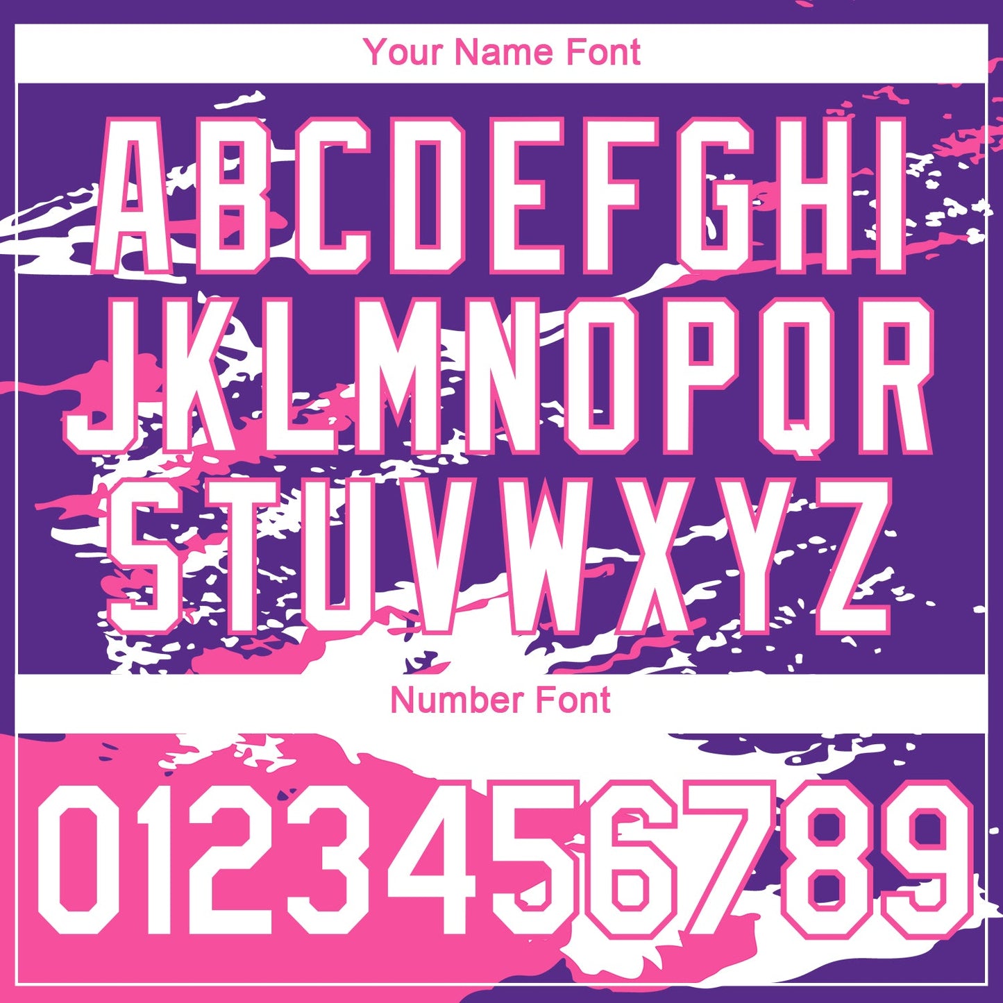Custom Purple White-Pink Splash Performance T-Shirt view 4
