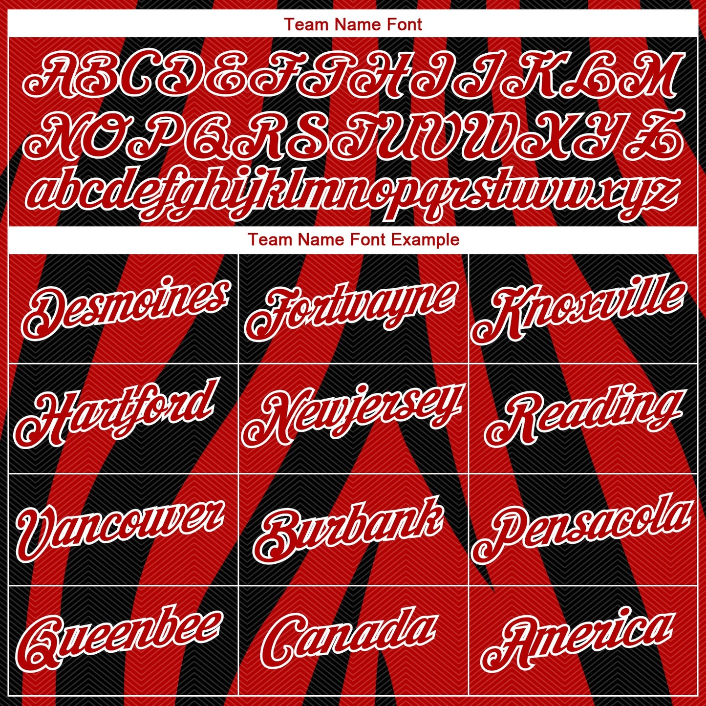 Custom Black Red-White Jagged Stripe Abstract Geometric Performance T-Shirt view 3