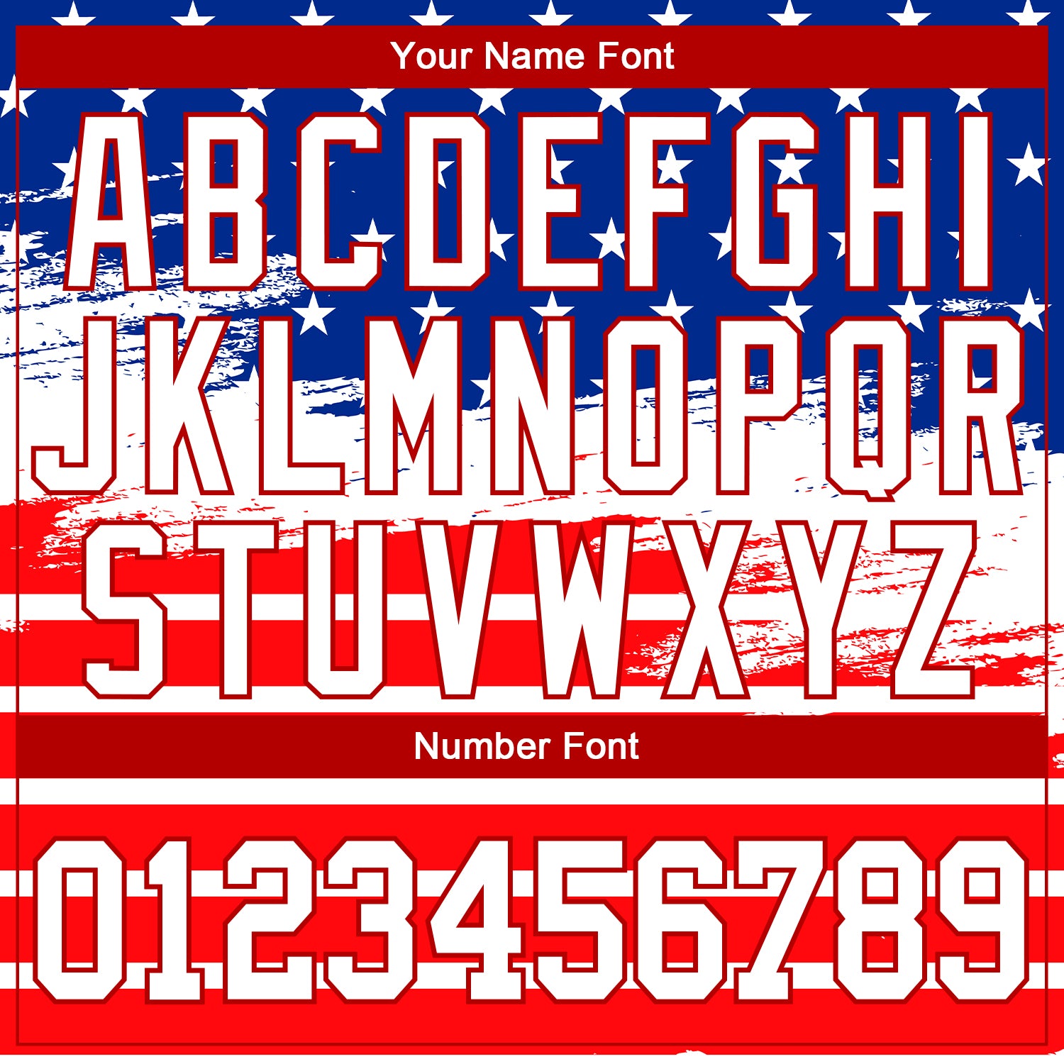Custom Royal White-Red 3D American Flag Fashion Authentic Baseball Jersey view 5