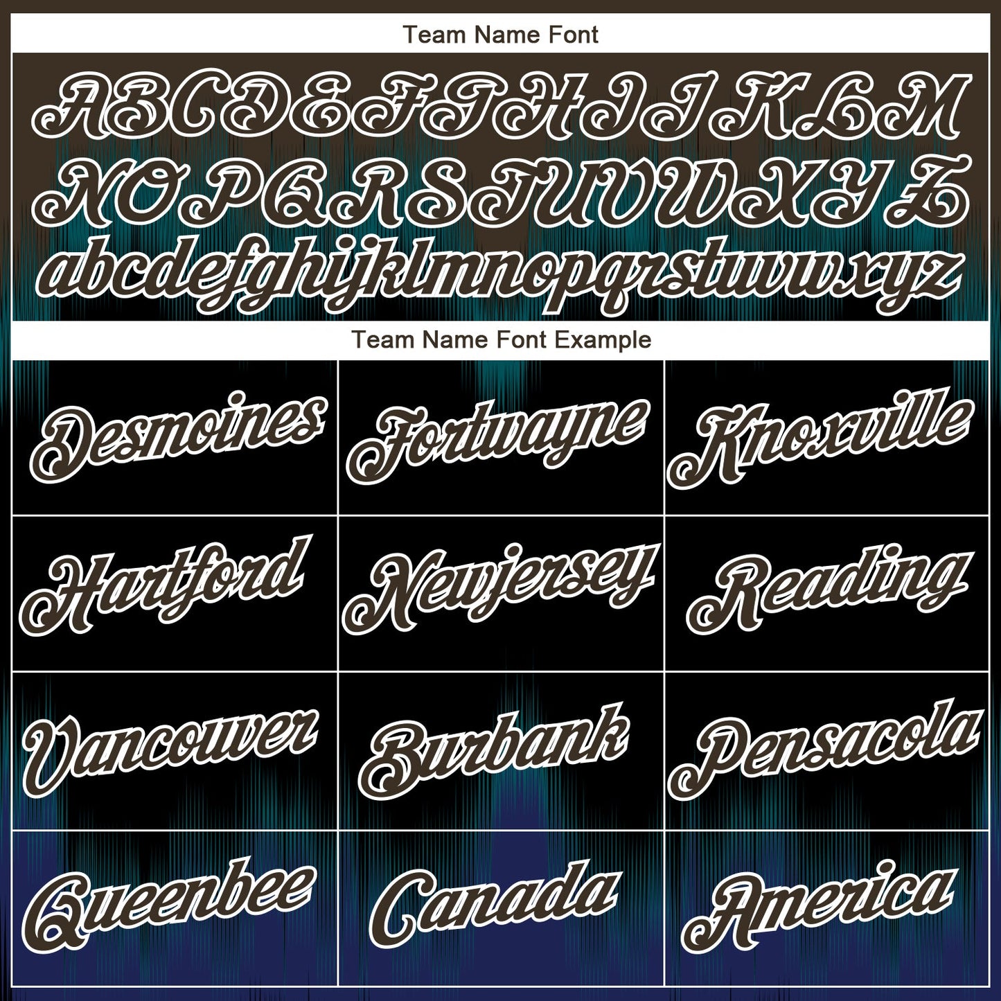 Custom Brown Black Royal-White Bermuda Playa Fade Effect Performance T-Shirt view 3