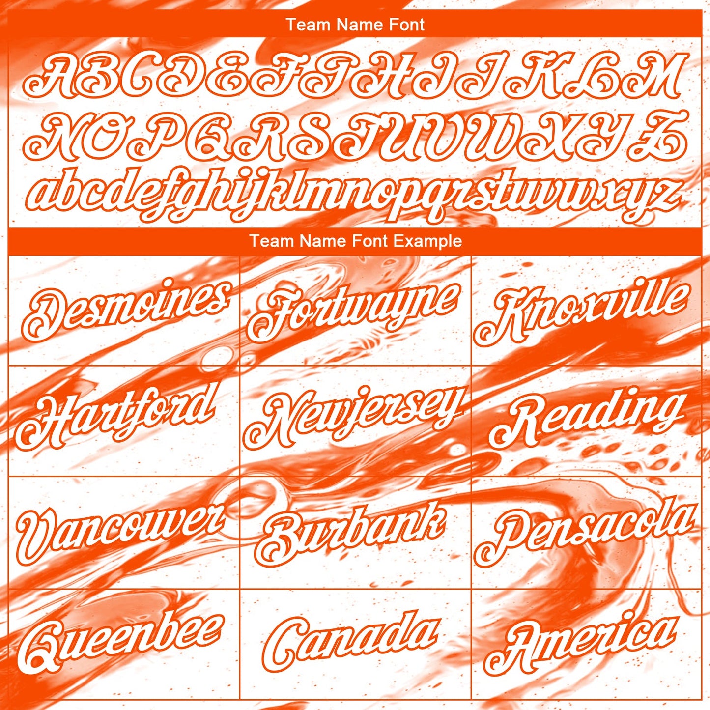 Custom White-Orange Lava Splash Ink Wash Performance T-Shirt view 3