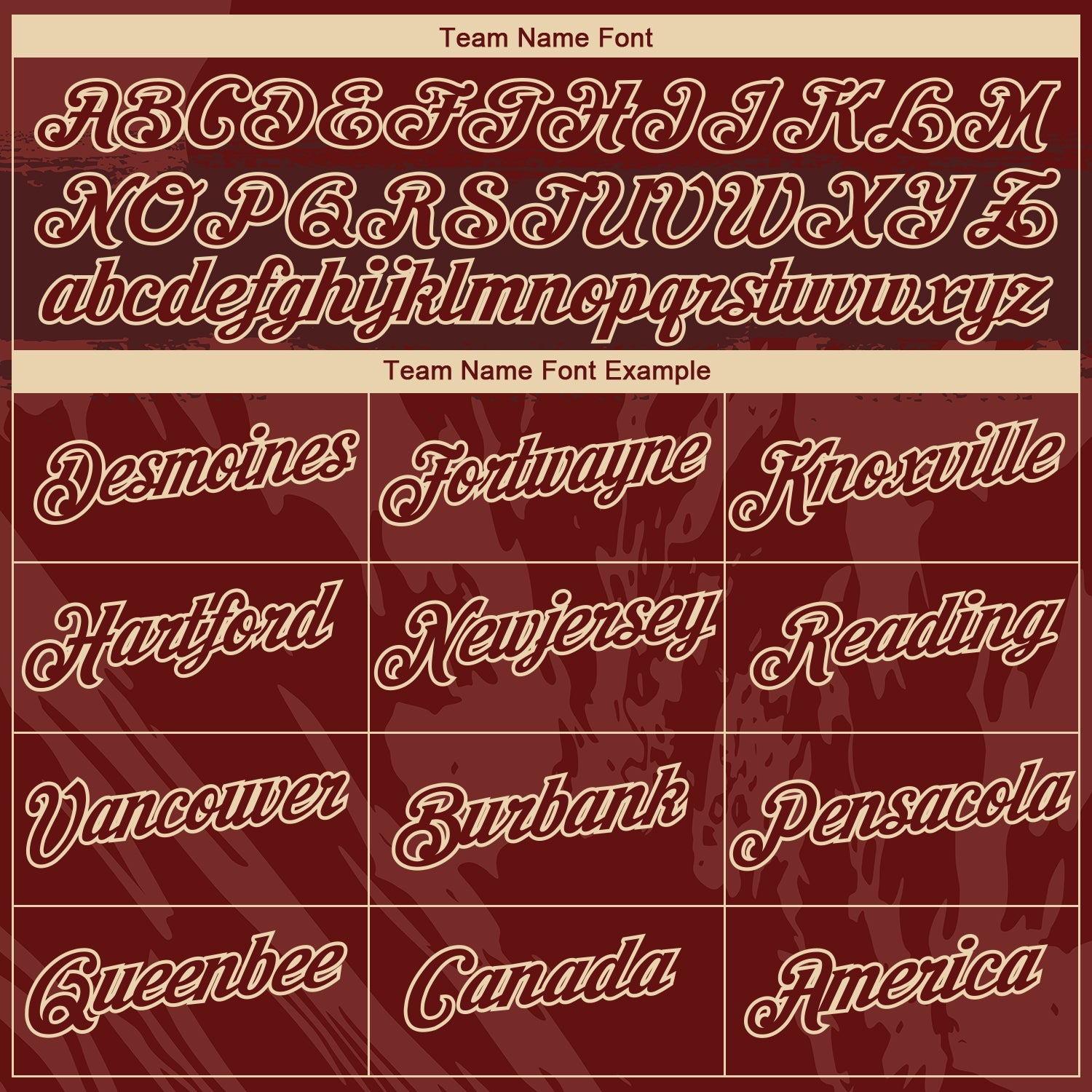Custom Burgundy-City Cream Tonal Brush Subtle Grunge Performance T-Shirt view 3