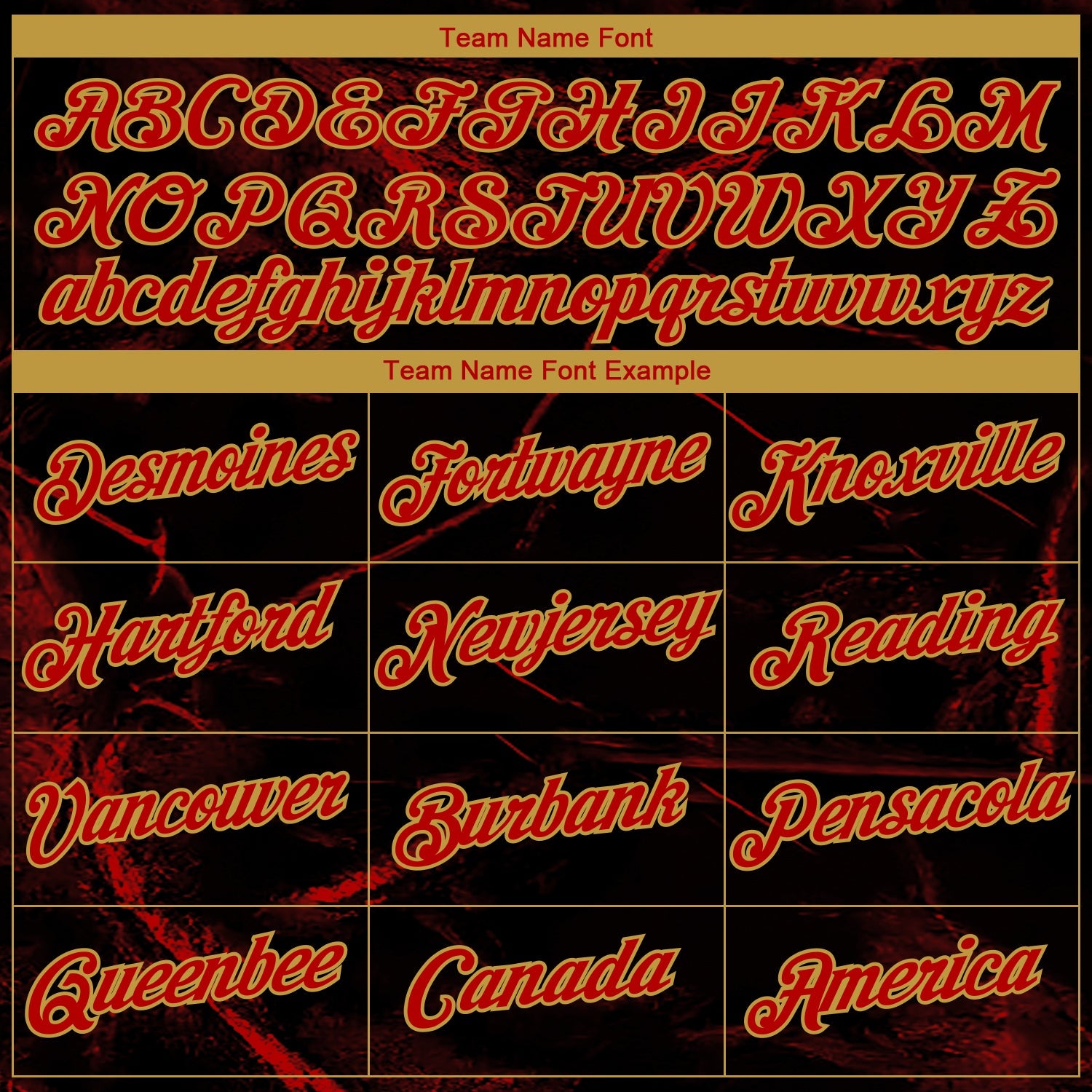 Custom Black Red-Old Gold Marble Texture Performance T-Shirt view 3