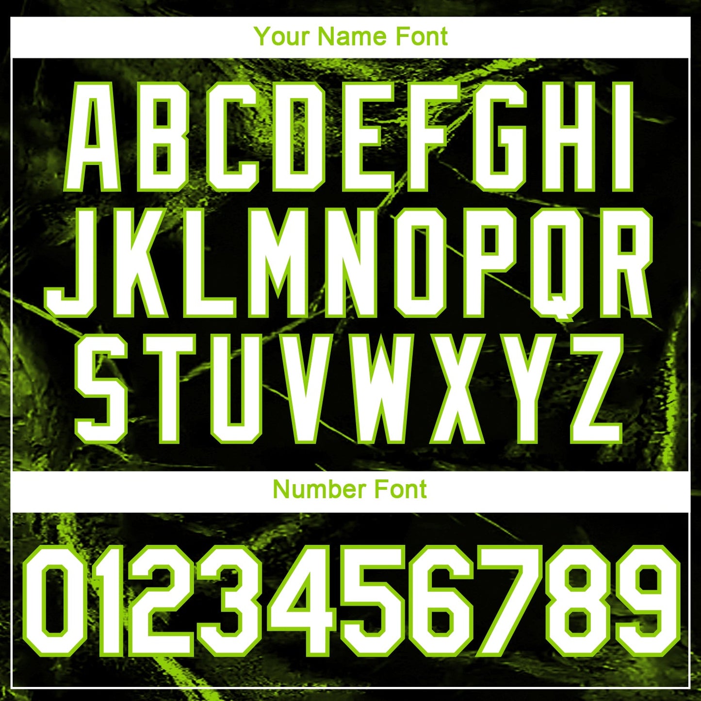 Custom Black White-Neon Green Marble Texture Performance T-Shirt view 4