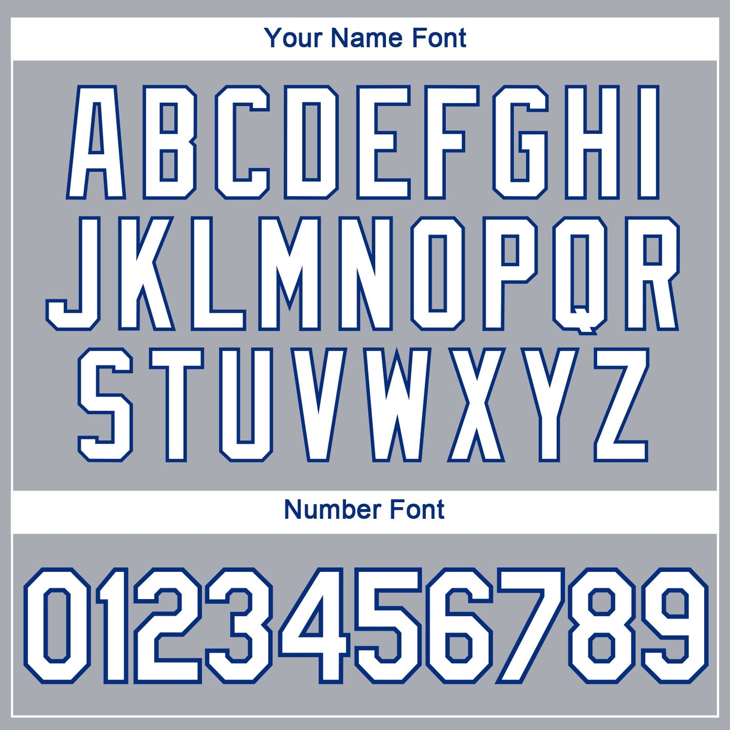 Custom Gray White-Royal Geometric Letter Chevron Stripe Performance T-Shirt view 4