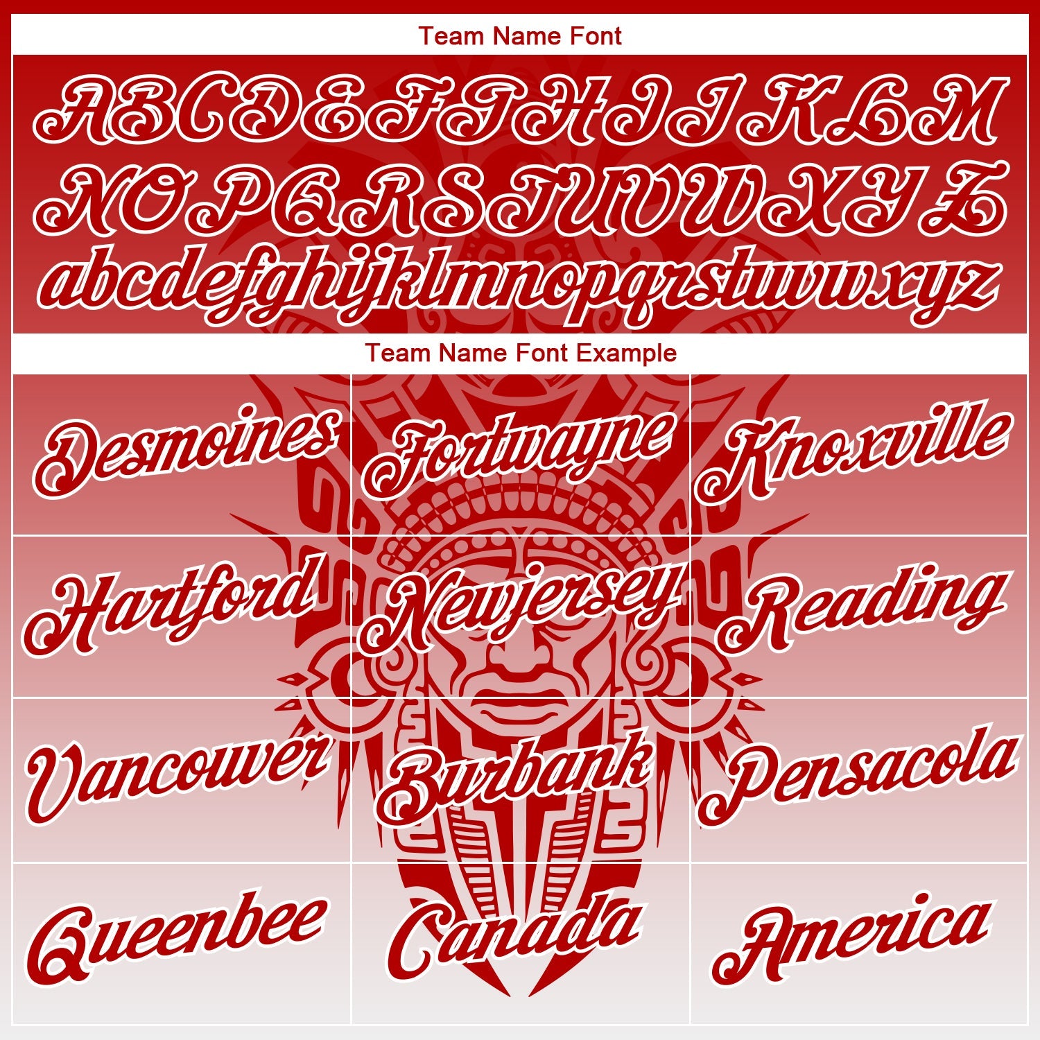 Custom Red-White Azteca Degrade Effect Performance T-Shirt view 3