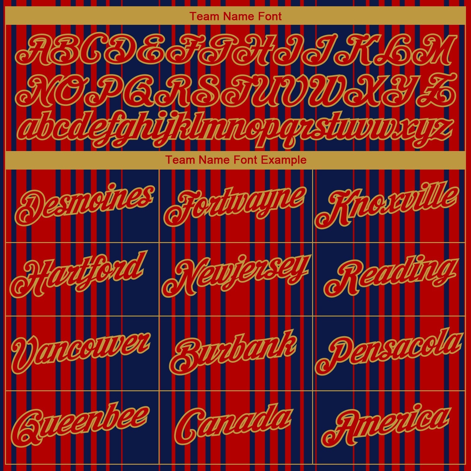 Custom Navy Red-Old Gold Vertical Stripe Classic Performance T-Shirt view 3