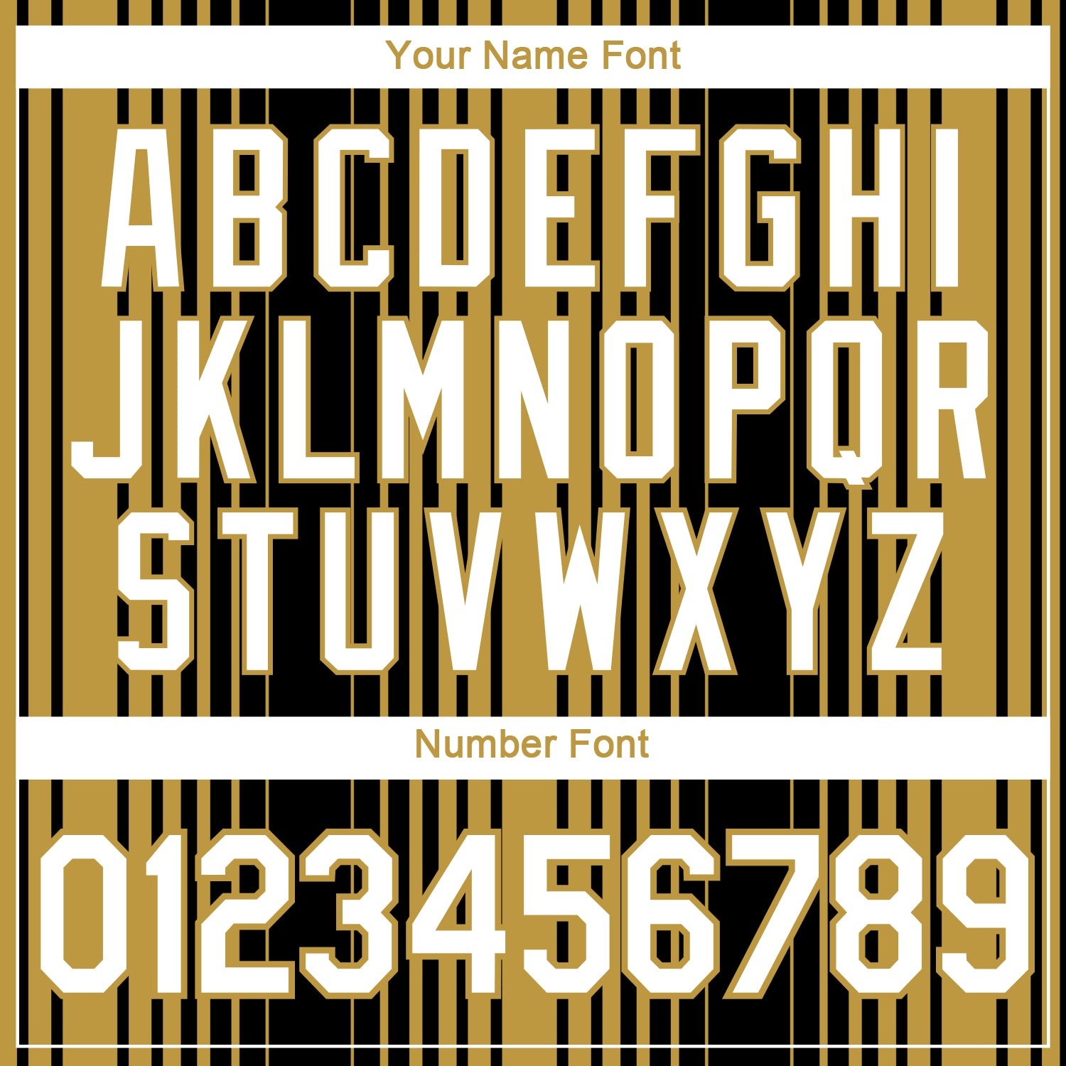 Custom Black White-Old Gold Vertical Stripe Classic Performance T-Shirt view 4