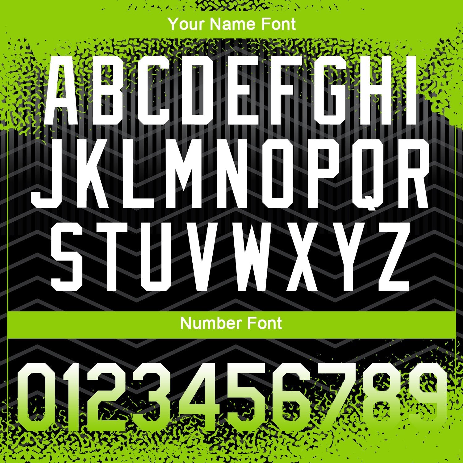 Custom Neon Green Black-White Gradient Speckle Geometric Sportswear Performance T-Shirt view 4