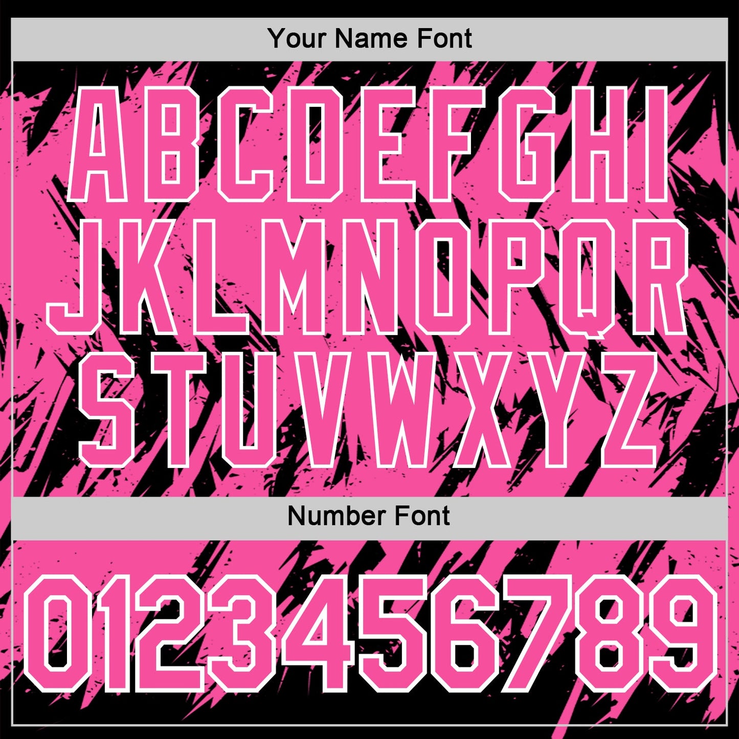 Custom Black Pink-White Torn Sharp Brush Stroke Splatter Performance T-Shirt view 4