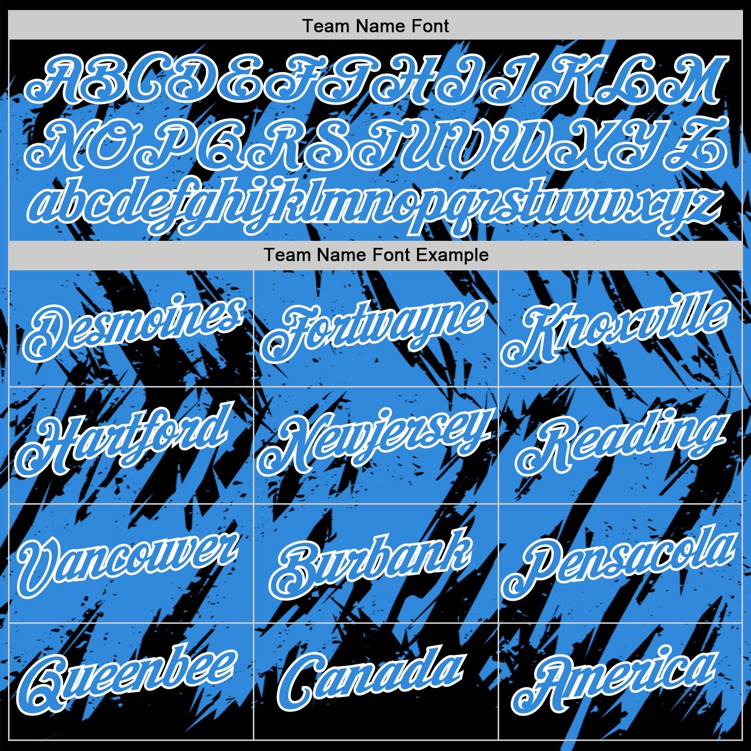Custom Black Powder Blue-White Torn Sharp Brush Stroke Splatter Performance T-Shirt view 3