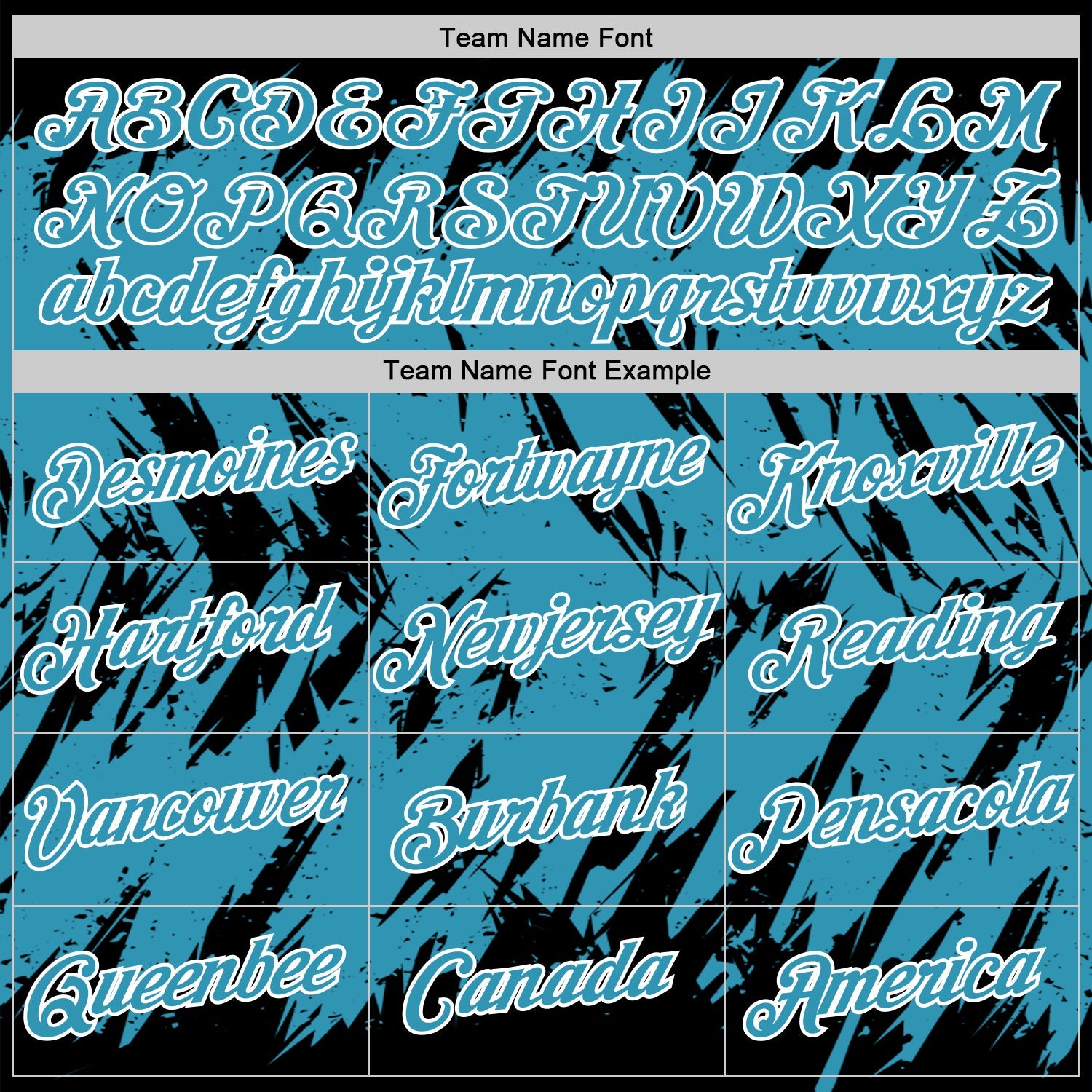Custom Black Panther Blue-White Torn Sharp Brush Stroke Splatter Performance T-Shirt view 3